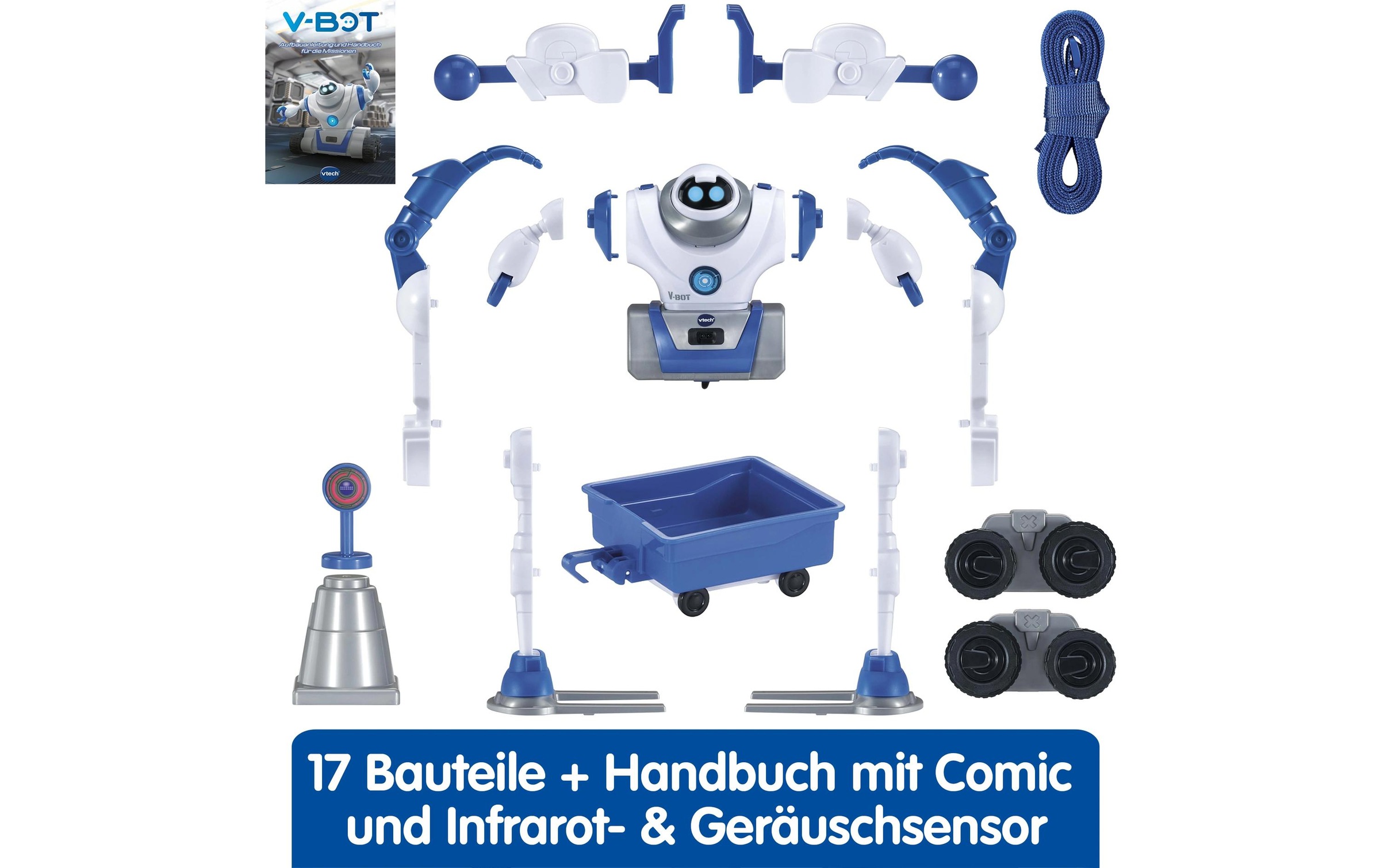 Vtech® Lernroboter »V-Bot 5 in 1 -DE-«