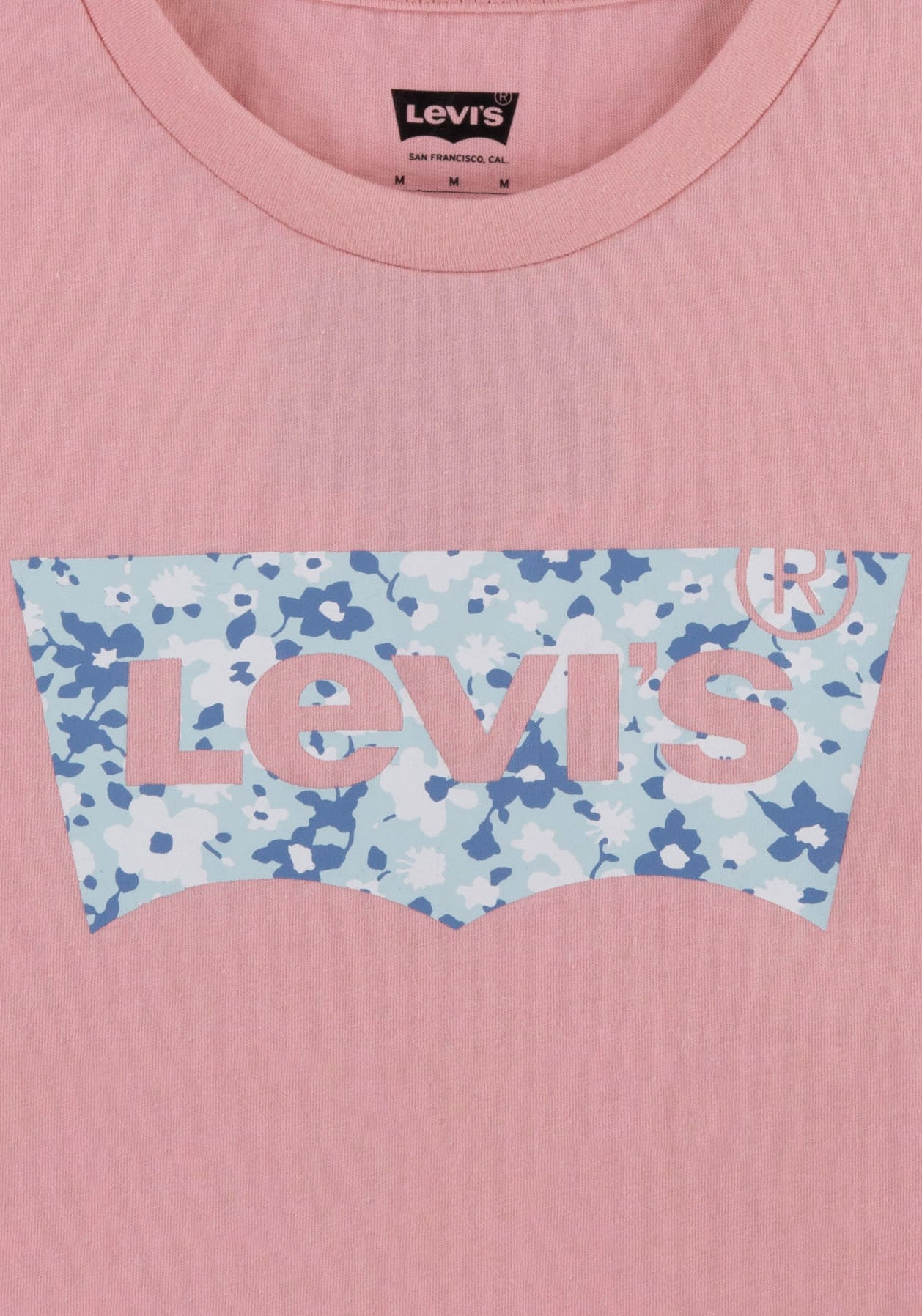 Levi's® Kids T-Shirt, mit Batwing-Logo mit Flowerprint - for Girls