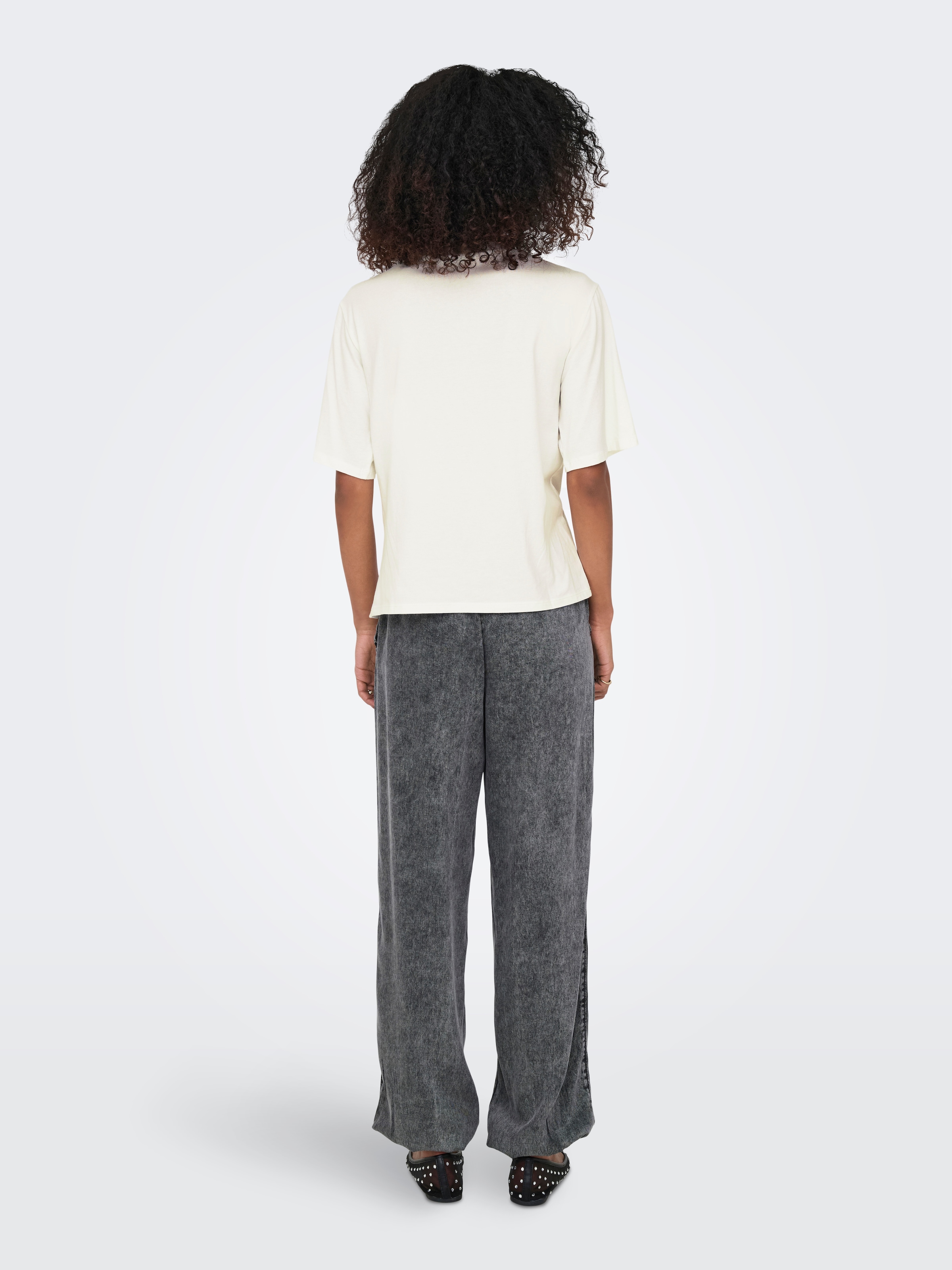 ONLY Kurzarmshirt »ONLSANNI S/S STONES TOP BOX JRS«