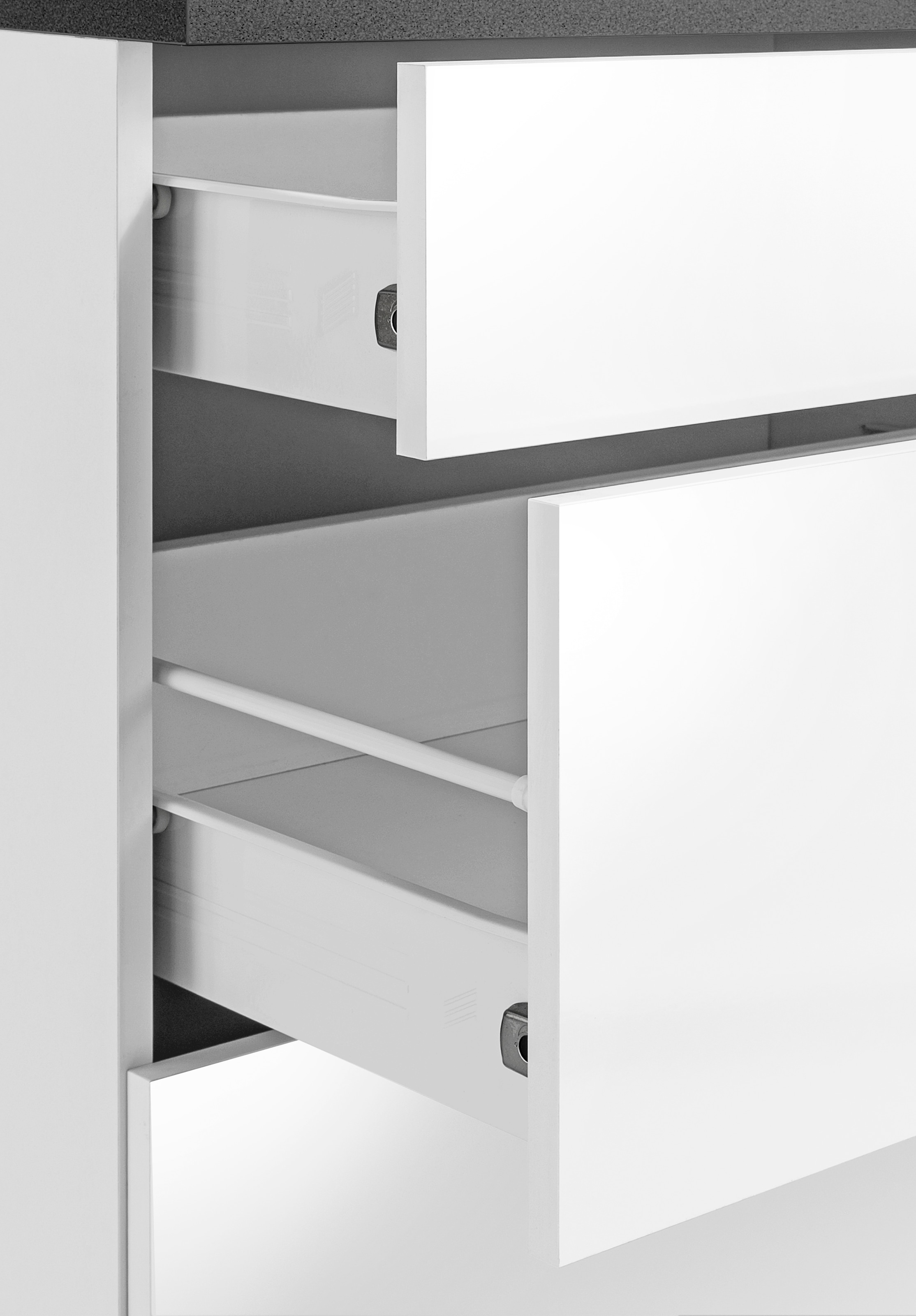 wiho Küchen Unterschrank »Cali«, 90 cm breit, mit 2 grossen Auszügen