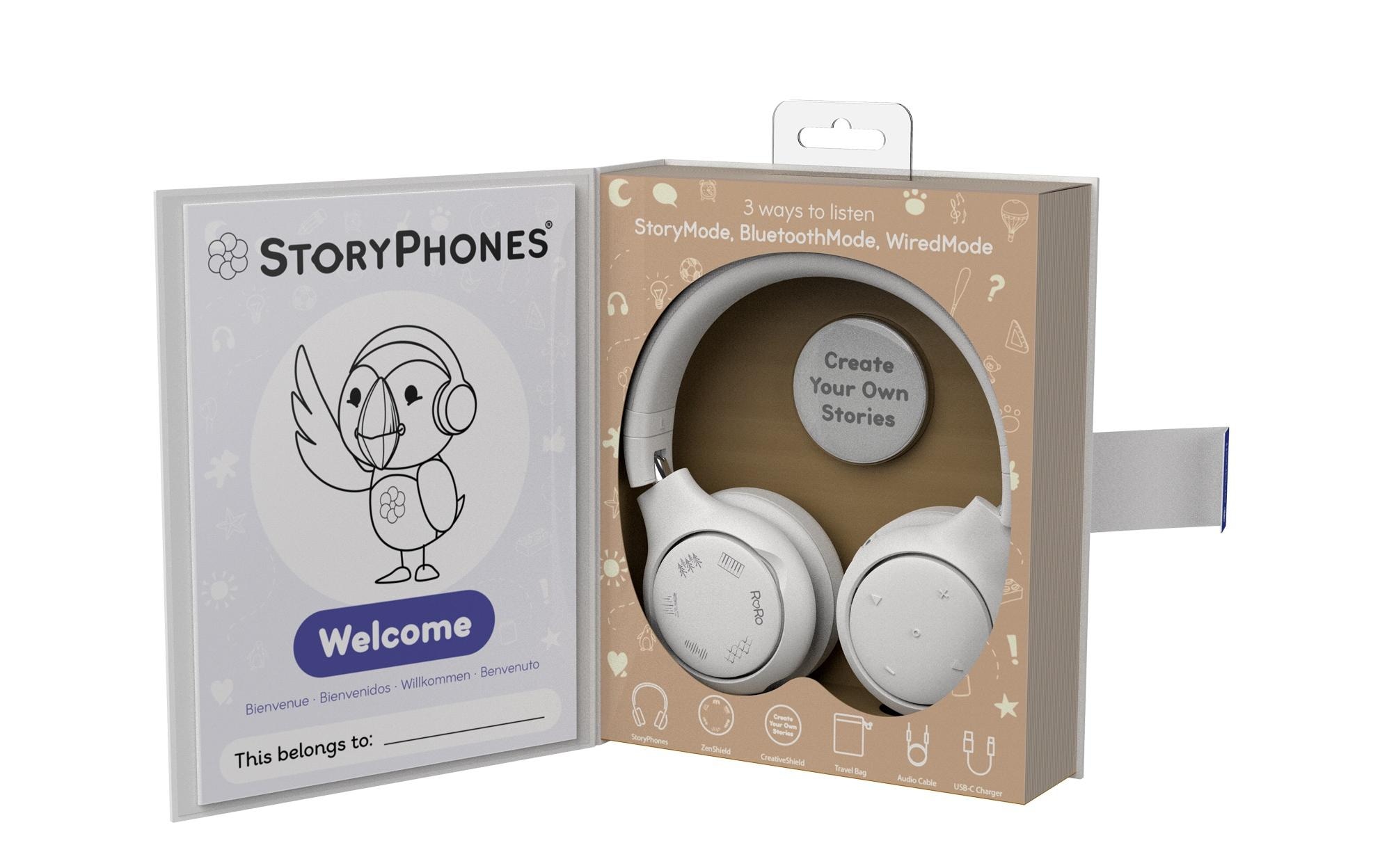 Over-Ear-Kopfhörer »StoryPhones Bundle weiss mit 2 Disney StoryShields«, WLAN (WiFi)