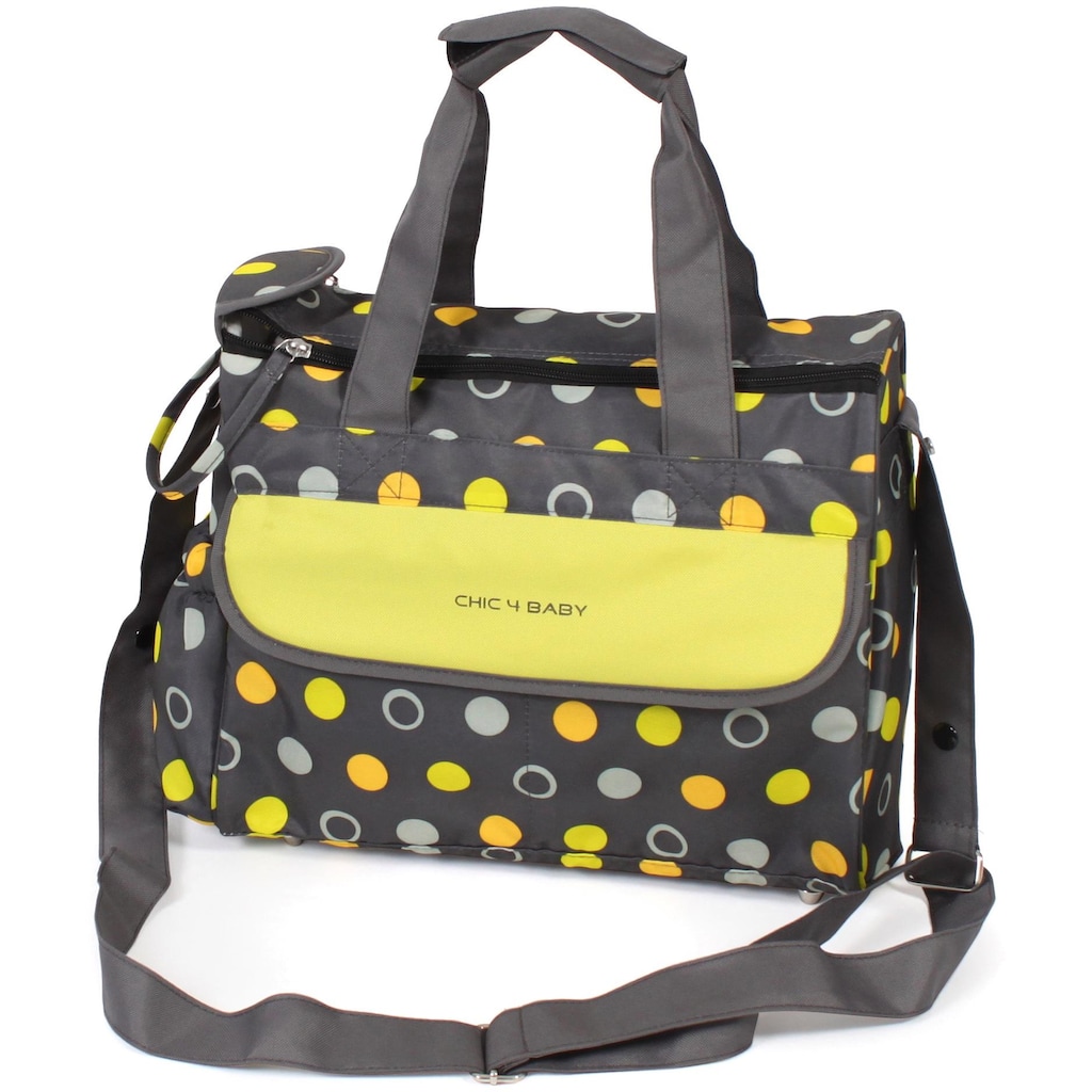 CHIC4BABY Wickeltasche »Komfort, lemontree«