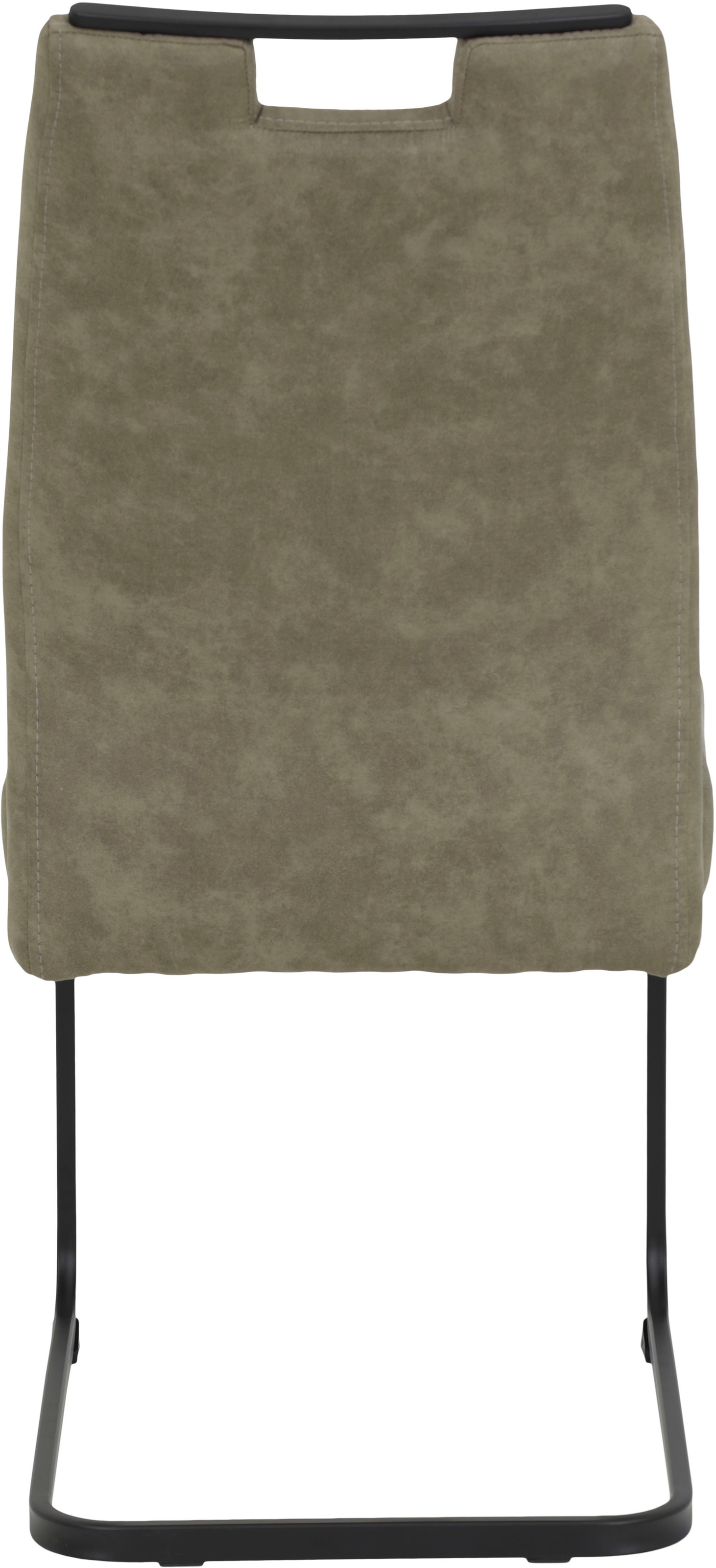 HELA Freischwinger, (Set), 4 St., Microfaser VINTAGE-Polyester, Freischwinger, XL Sitzbreite, Griff, Vintage Optik, 140kg belastbar