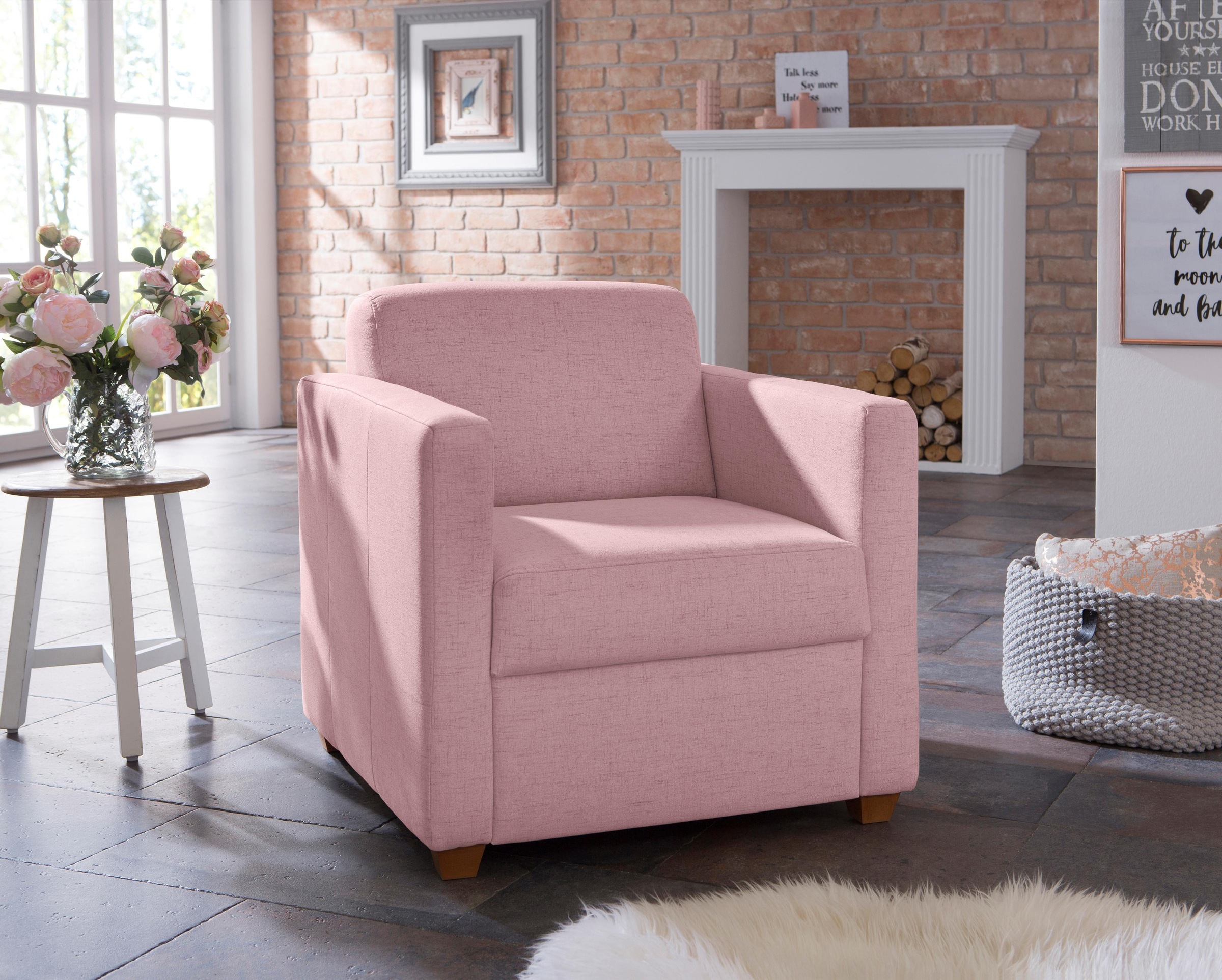 Home affaire Sessel »Belfort«, mit Federkern