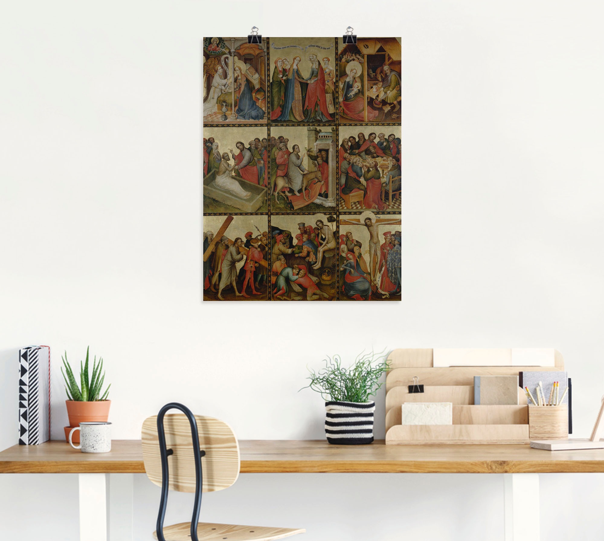 Artland Kunstdruck »Goldene Tafel. Aussenflügel II«, Religion, (1 St.), als Leinwandbild, Wandaufkleber oder Poster in versch. Grössen