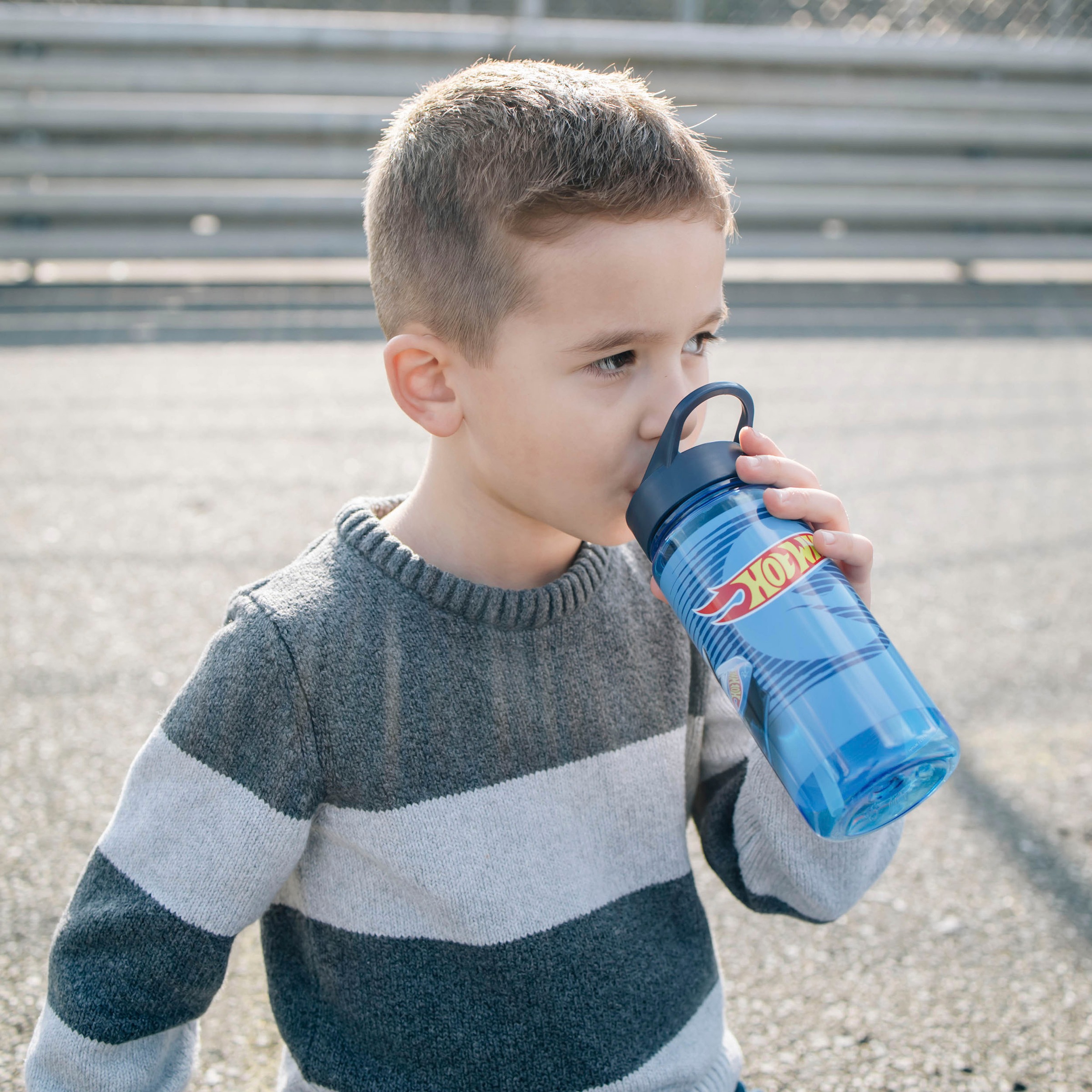 Scooli Lunchbox »Hot Wheels«, (Set, 2 tlg.), Brotzeitdose & Trinkflasche