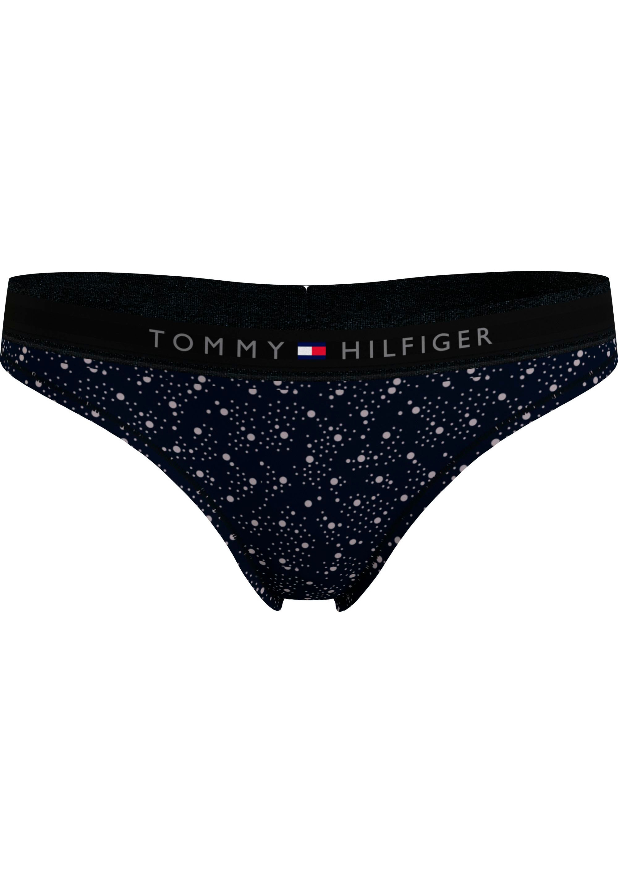 Labelflag ❤ mit Shop Hilfiger und »THONG PRINT«, Tommy im Jelmoli-Online Underwear Logobund T-String bestellen modischem