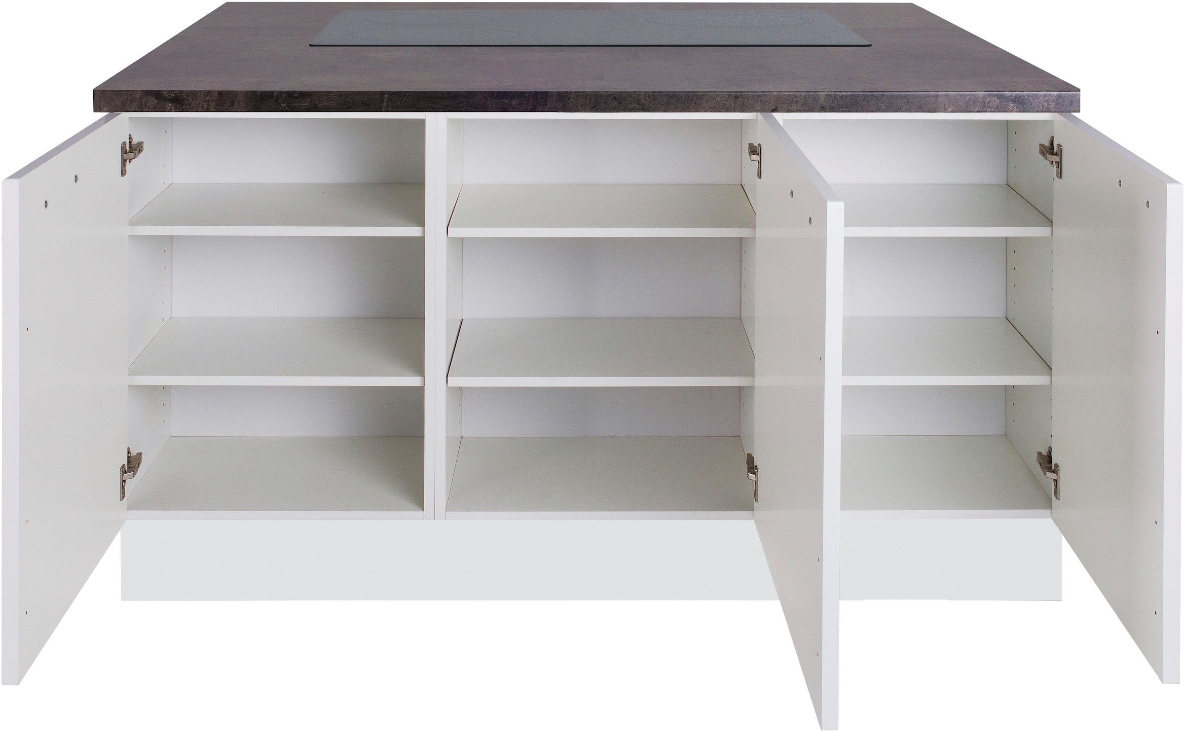 KOCHSTATION Kücheninsel »KS-Cara«, mit Vollauszügen und Soft-Close-Funktion, Stellbreite 150 x 95 cm