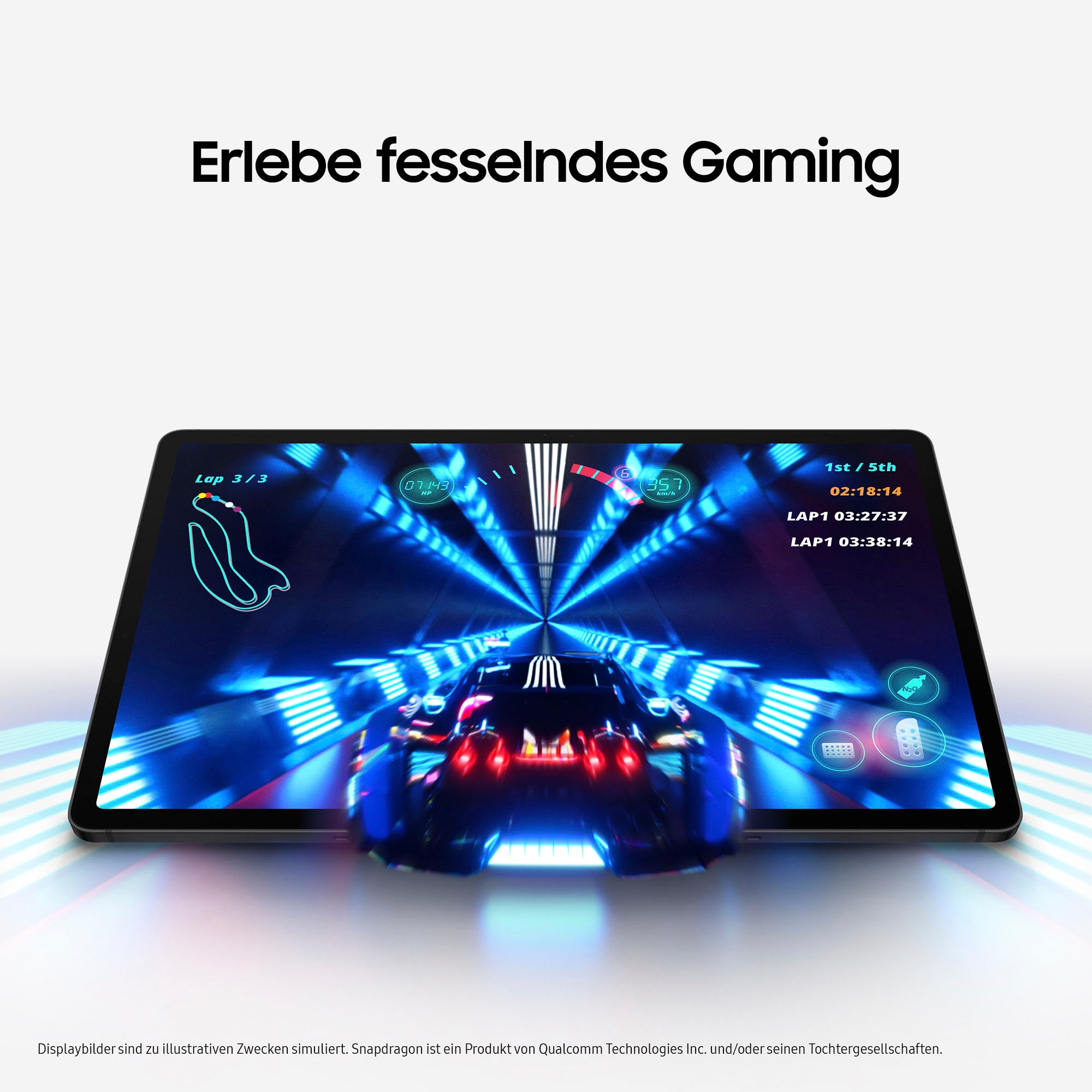 Samsung Tablet »Galaxy Tab S9 5G«, (27,81 cm / 11 Zoll), Android, WQXGA, 5G, AI-Funktionen)