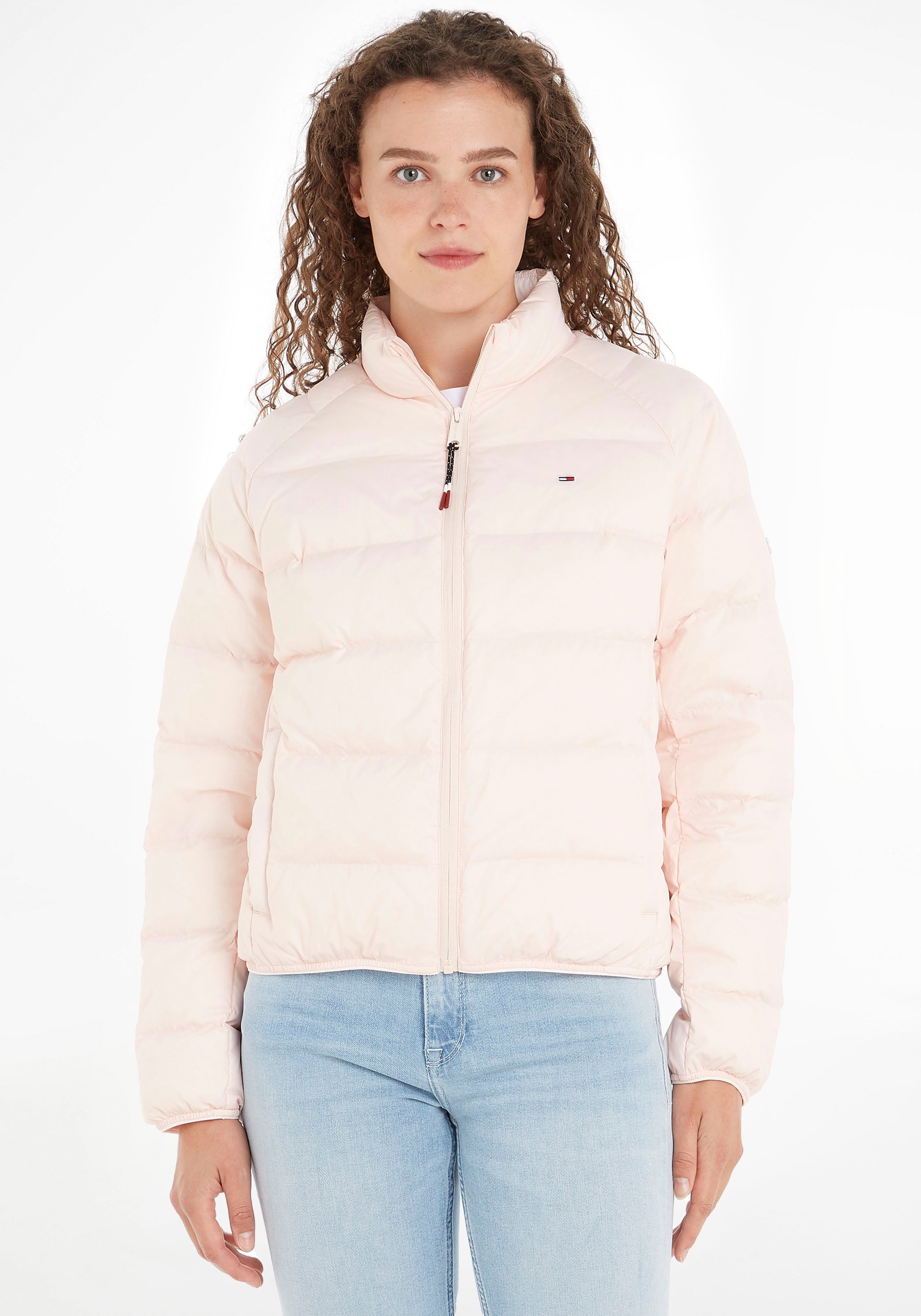 Daunenjacke »TJW LIGHT DOWN JACKET«, mit gestickter Tommy Jeans Flag