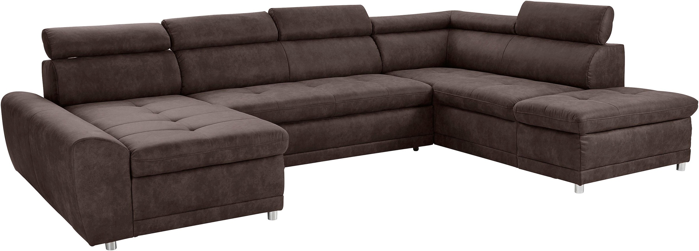 sit&more Wohnlandschaft »Riva U-Form«, wahlweise mit Bettfunktion