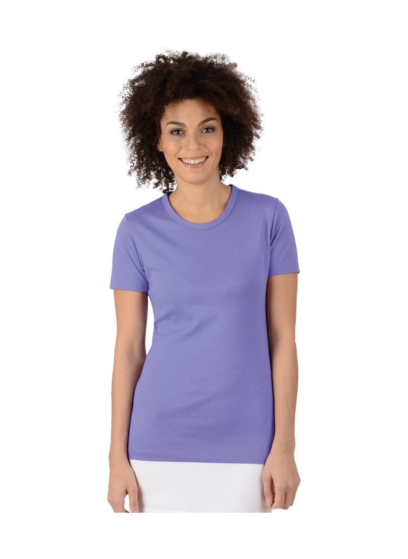 Trigema T-Shirt »TRIGEMA T-Shirt aus Baumwolle/Elastan« 1 Stk.