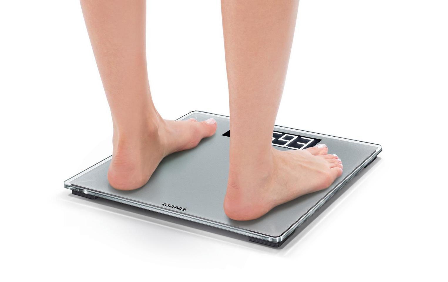 Soehnle Personenwaage »Style Sense Comfort 600 Silberfarben«