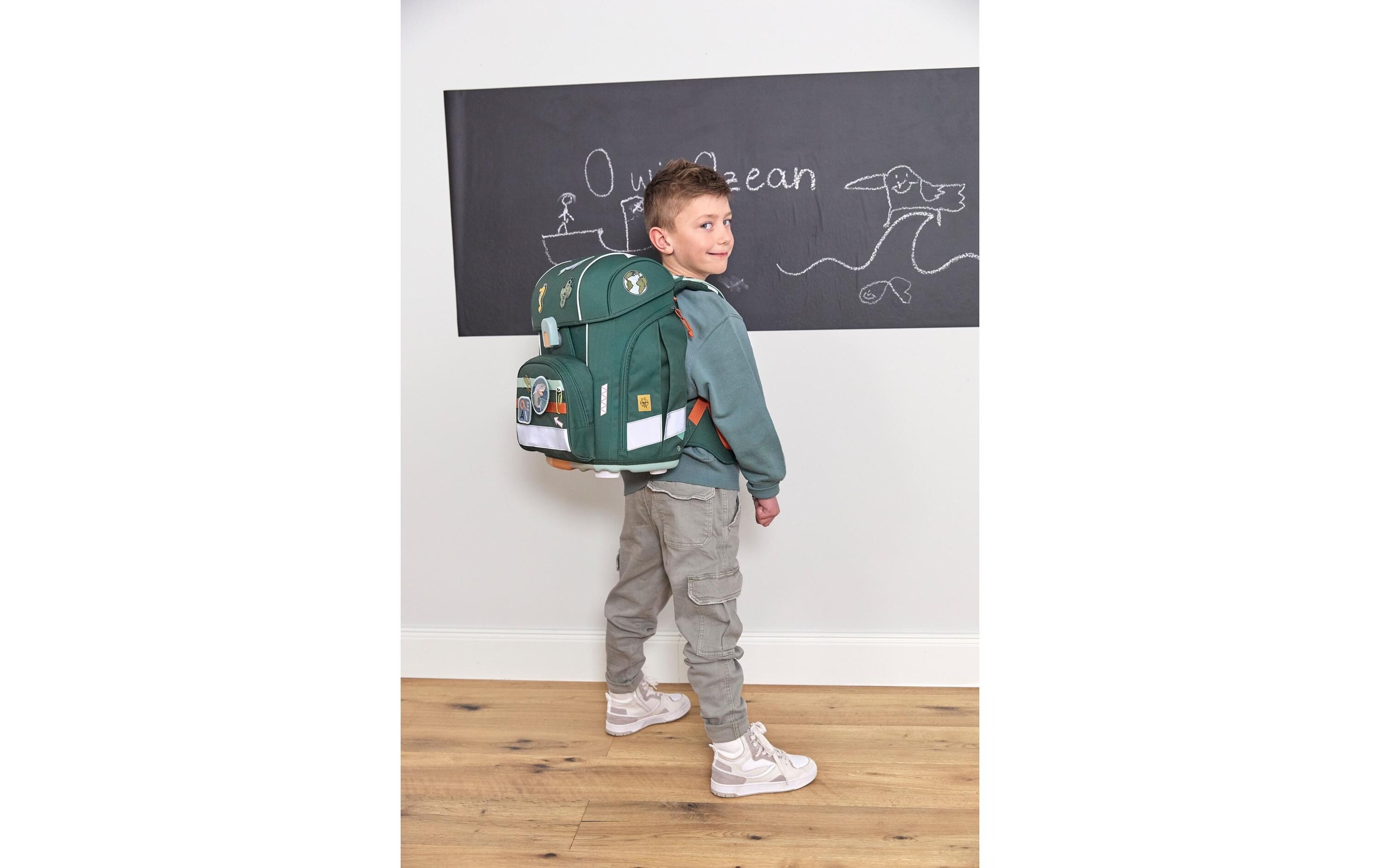 LÄSSIG Schulrucksack »Lässig Schulthek-Set Boxy Unique Ocean«