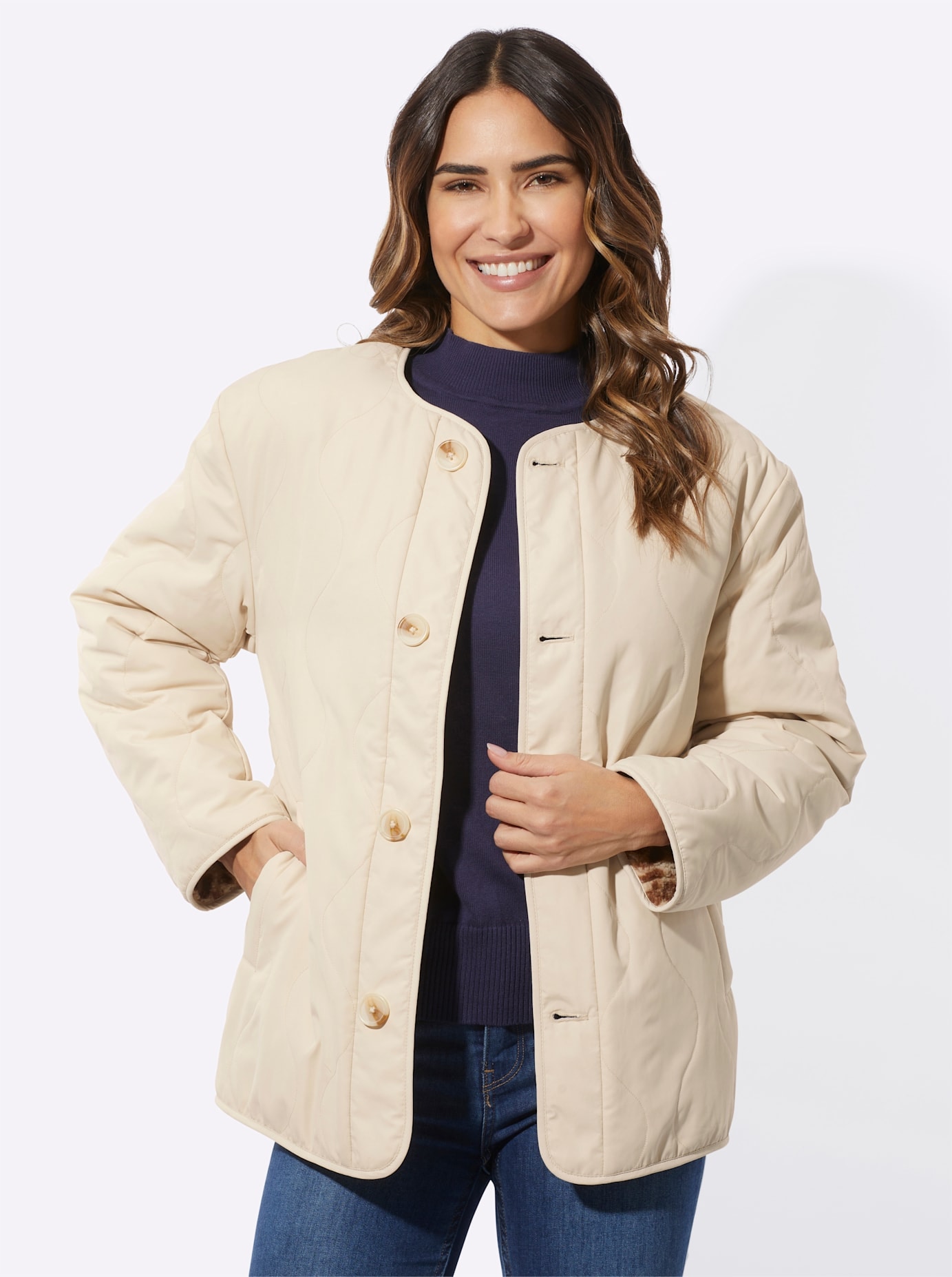 Classic Basics Wendejacke, ohne Kapuze