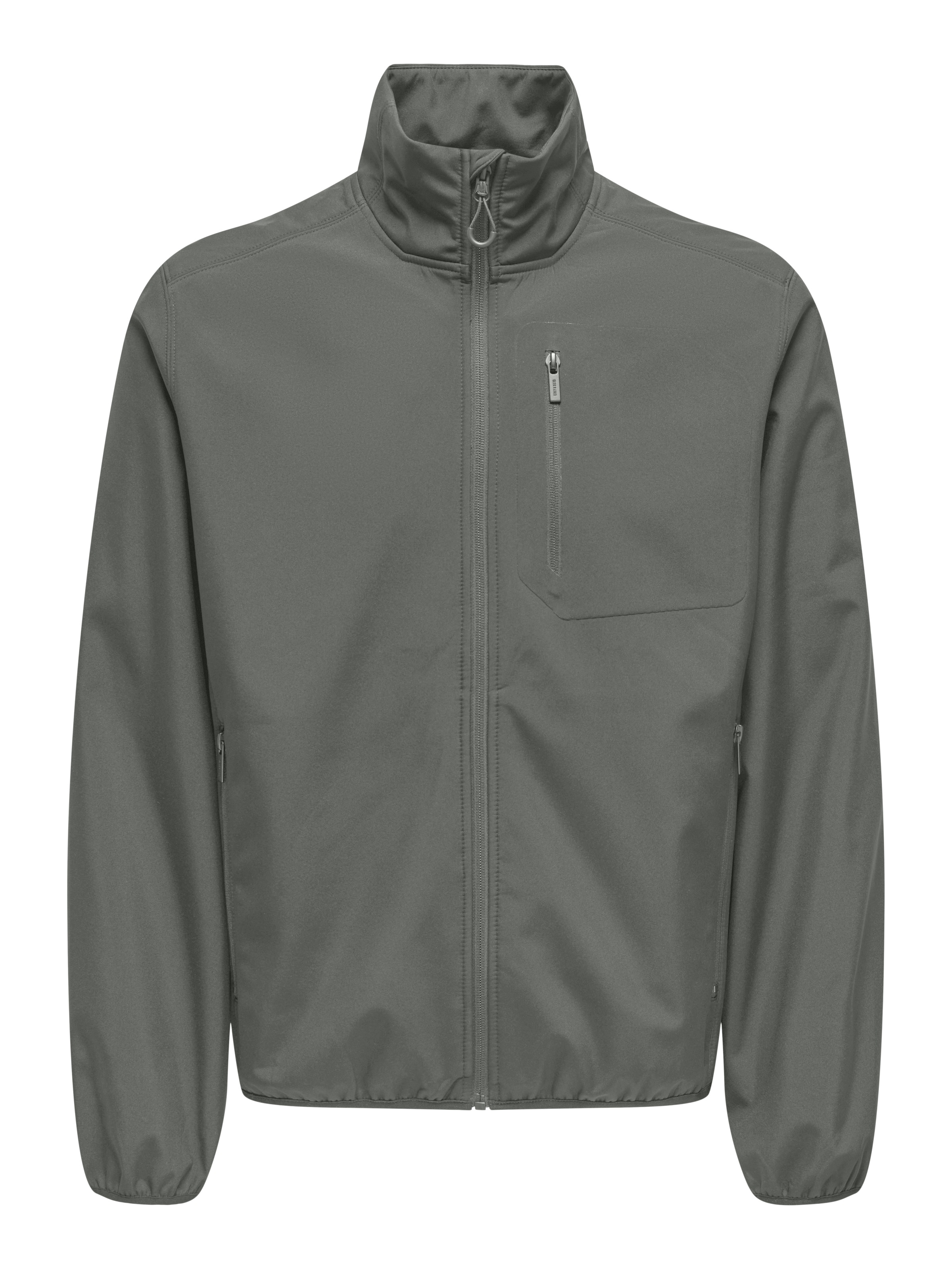 ONLY & SONS Bomberjacke »ONSODENSE SOFTSHELL BOMBER JACKET OTW OT« ohne Kapuze