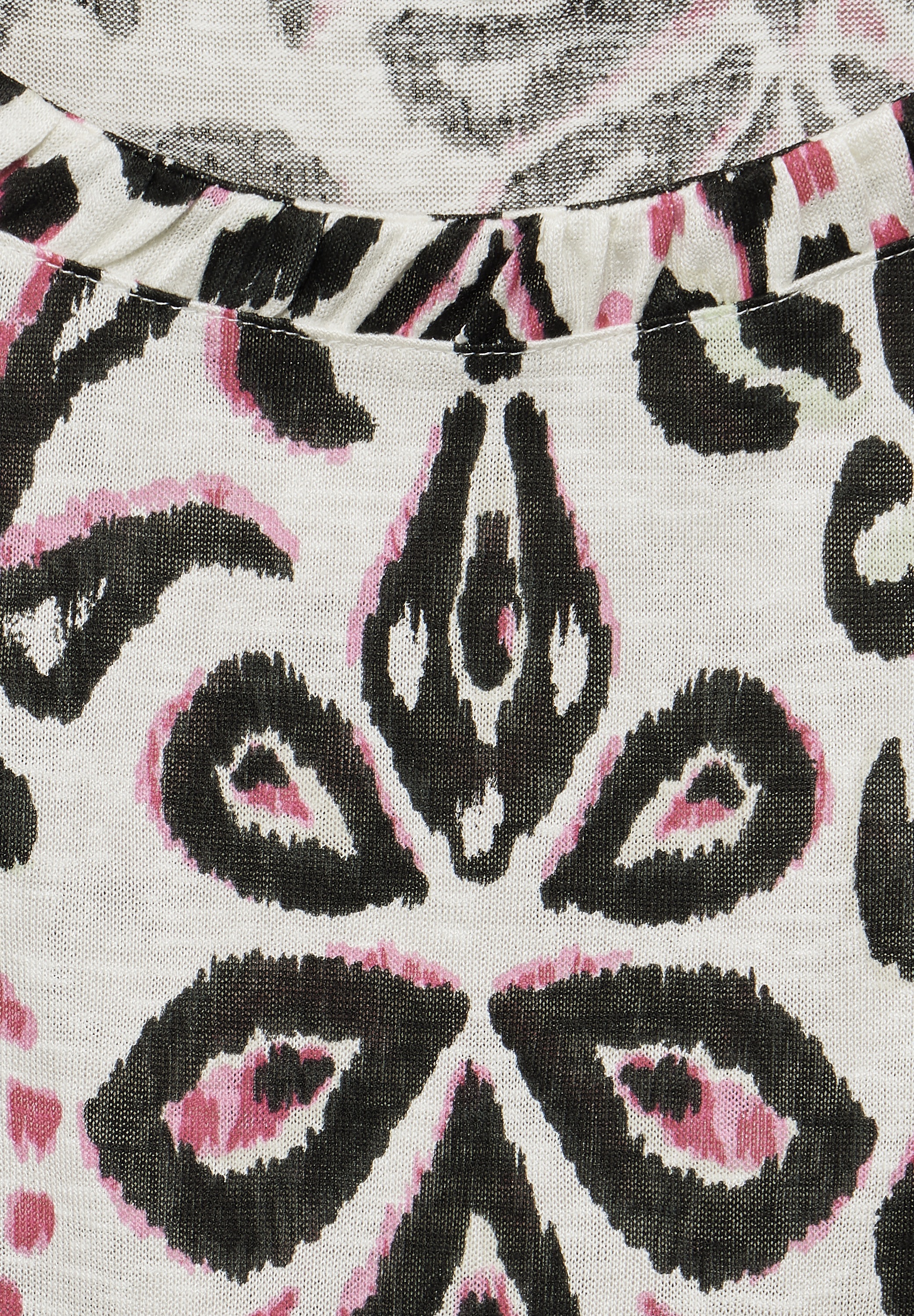 Cecil Print-Shirt, mit Tunnelzug und Knotendetail am Saum
