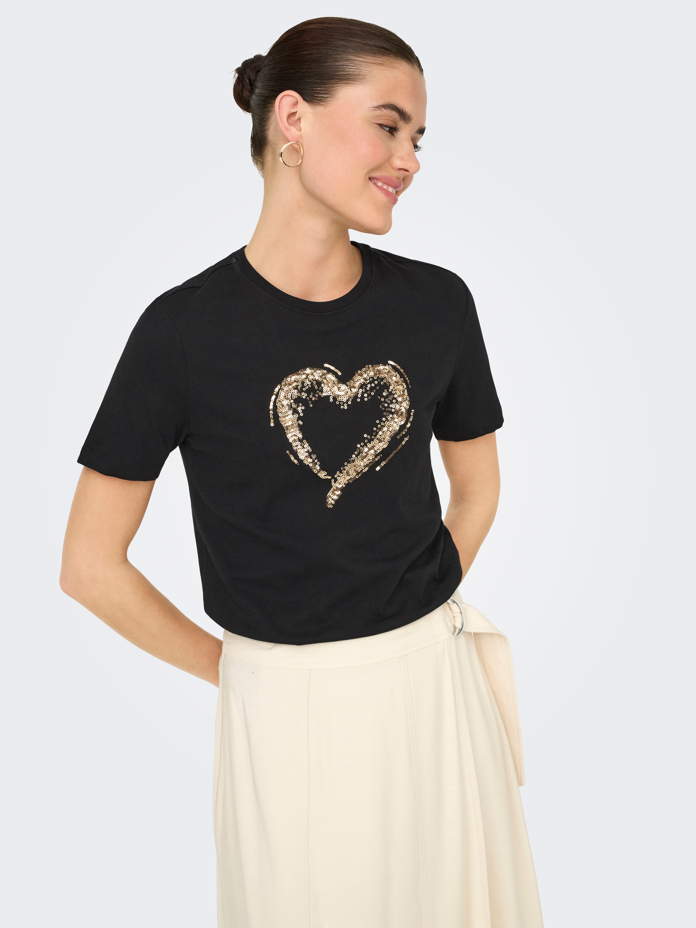ONLY T-Shirt »ONLMARCY S/S BOX TOP CC JRS«