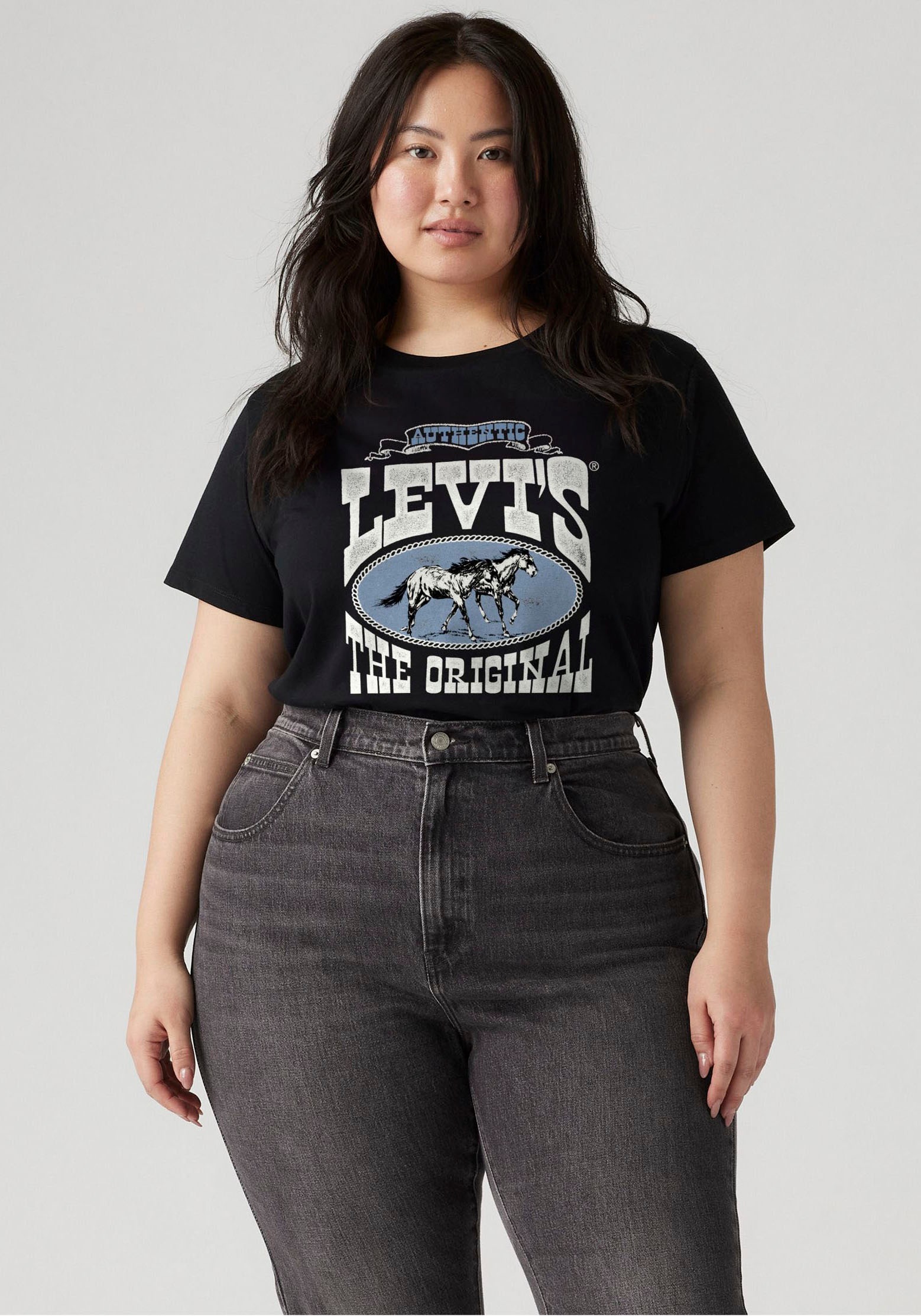 Levi's® Plus T-Shirt »PL PERFECT TEE« mit Logodruck