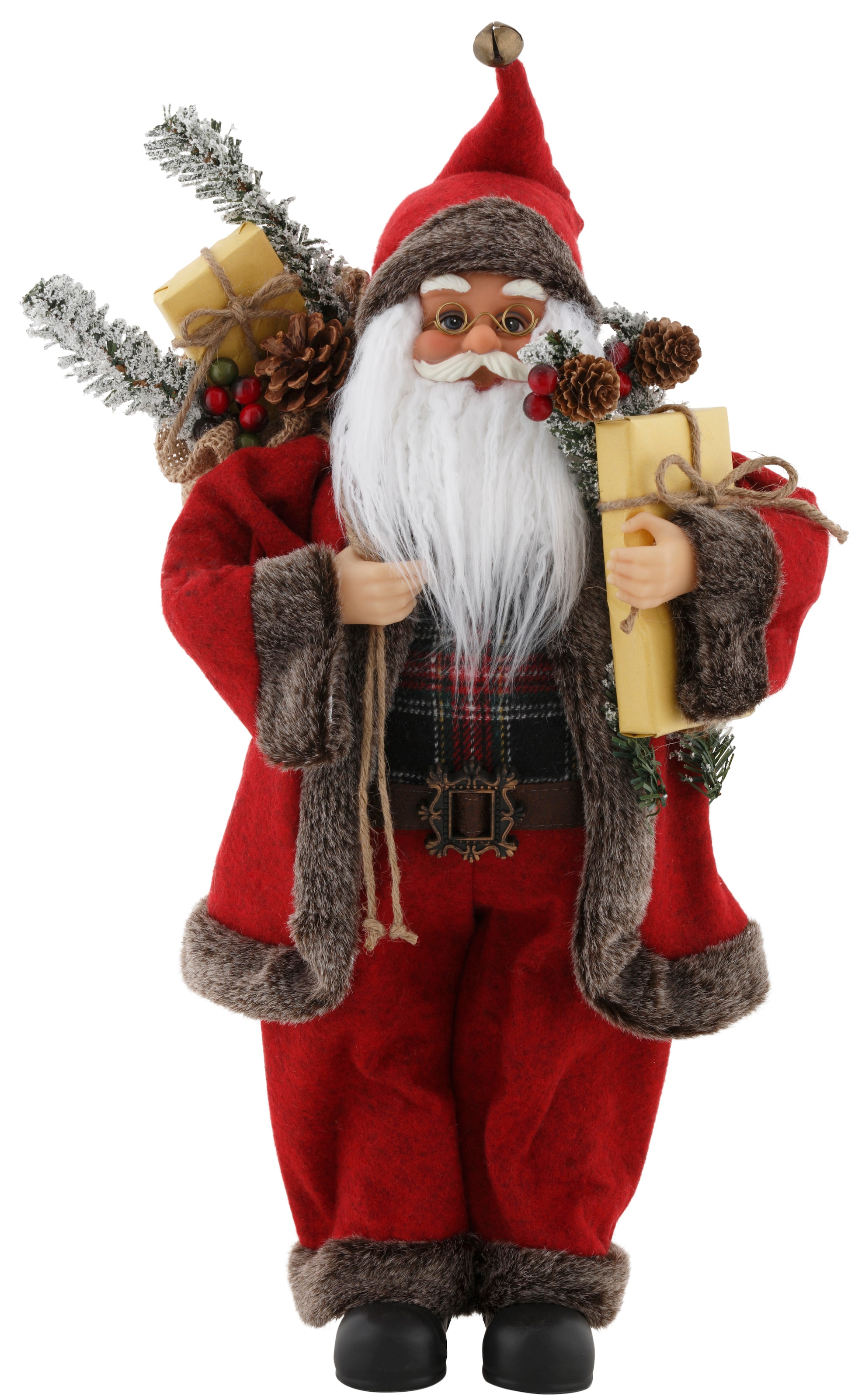 my home Weihnachtsmann »Weihnachtsdeko rot«, cm kaufen ca. Geschenken, mit Sack 45,5 Höhe und