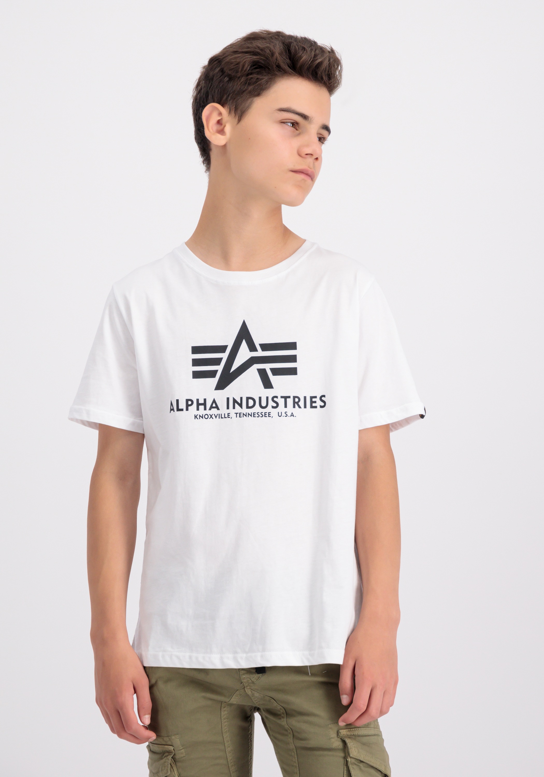 Alpha Industries T-Shirt »Alpha Industries Kids - T-Shirts Basic T-Shirt BL K«