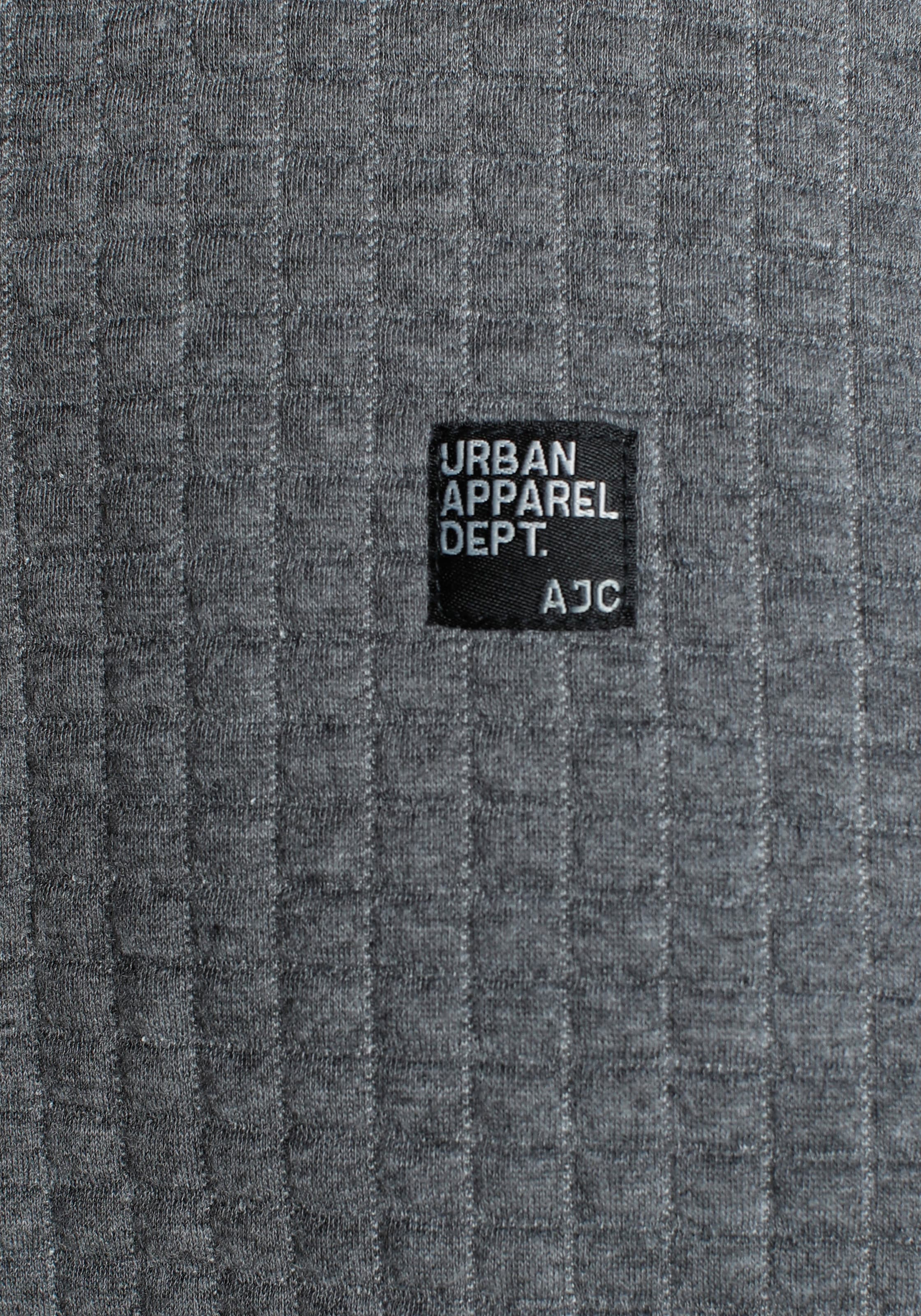 AJC Sweatshirt, mit spezieller Materialstruktur und Logobadge