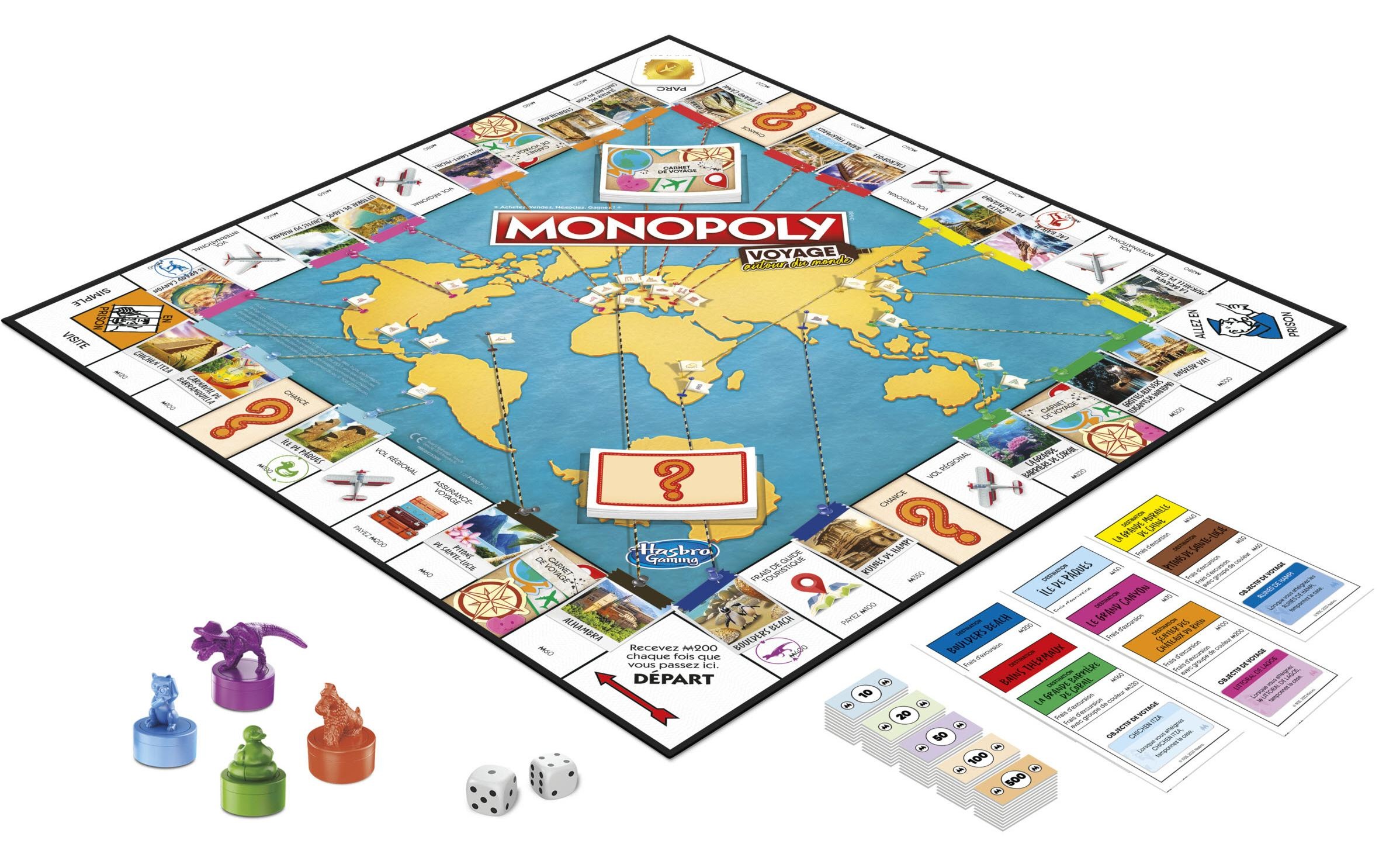 Hasbro Spiel »Monopoly Reise um die Welt«