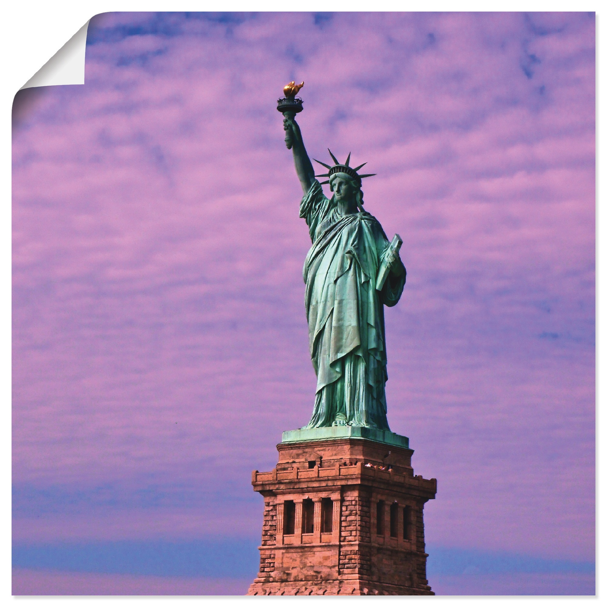 Artland Wandbild »Freiheitsstatue«, Amerika, (1 St.), als Leinwandbild, Poster in verschied. Grössen
