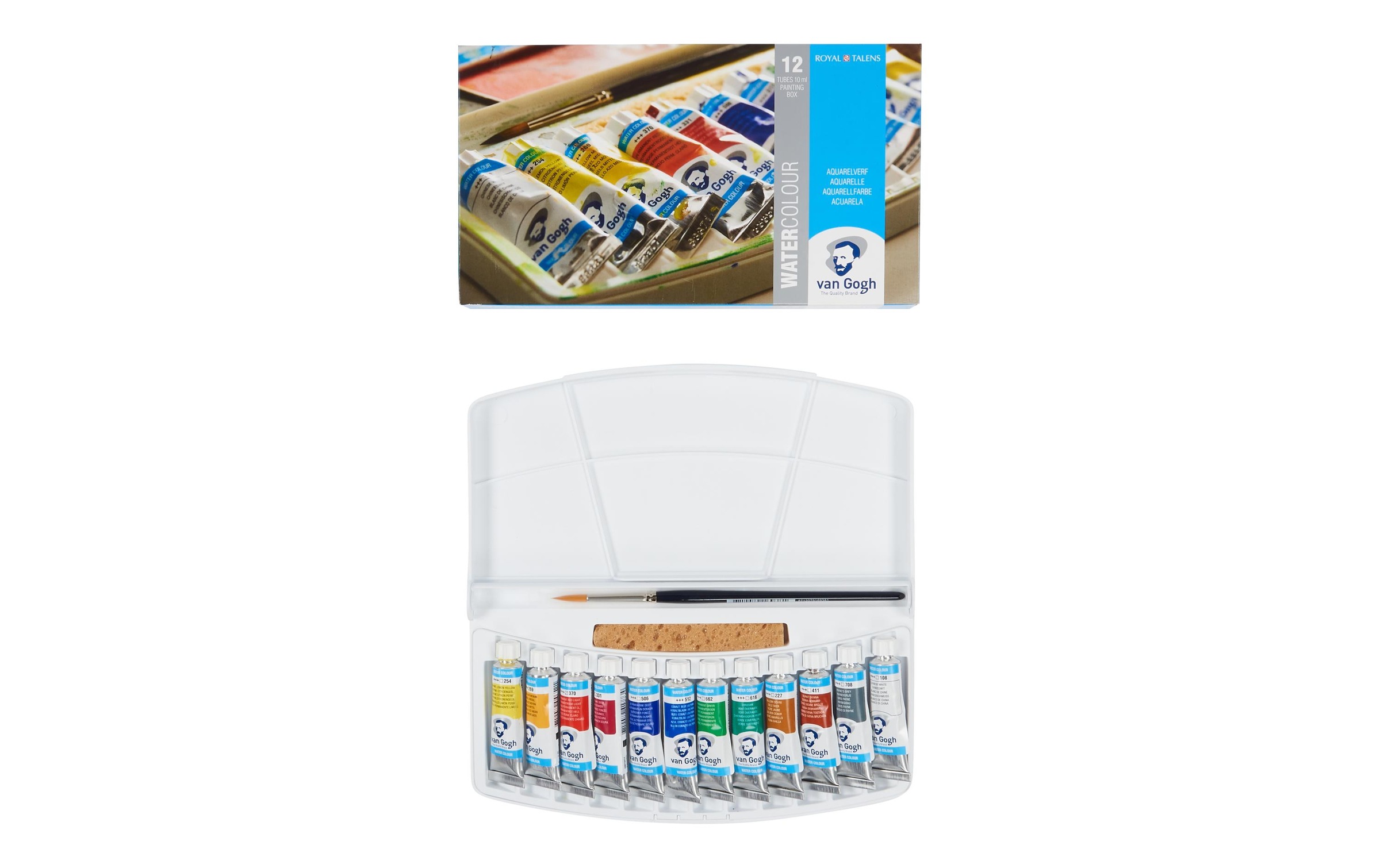 Aquarellfarbe »Van Gogh Malkasten 12er-Set, Mehrfarbig«