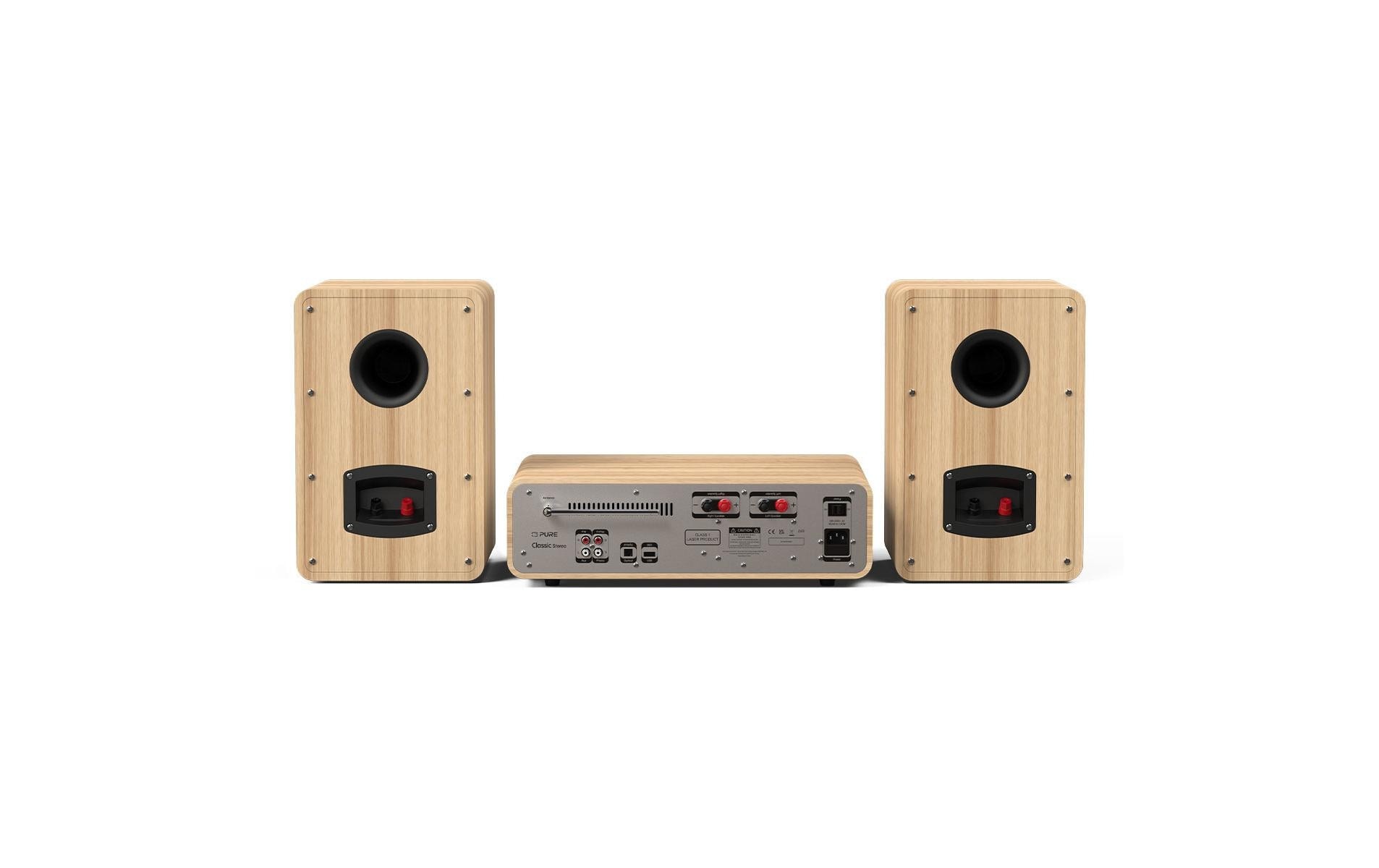 Pure Stereoanlage »Classic Stereo«, (Bluetooth-WLAN Digitalradio (DAB+)-Internetradio-FM-Tuner 100 W)