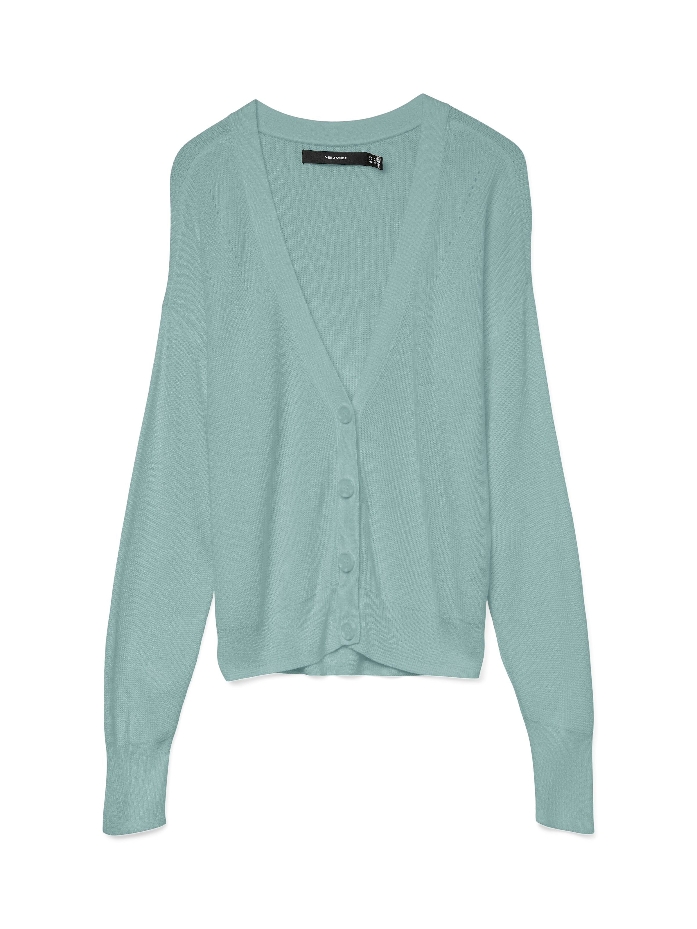 Vero Moda Strickjacke »VMNEWLEXSUN LS SHORT V-NECK CAR GA NOOS«