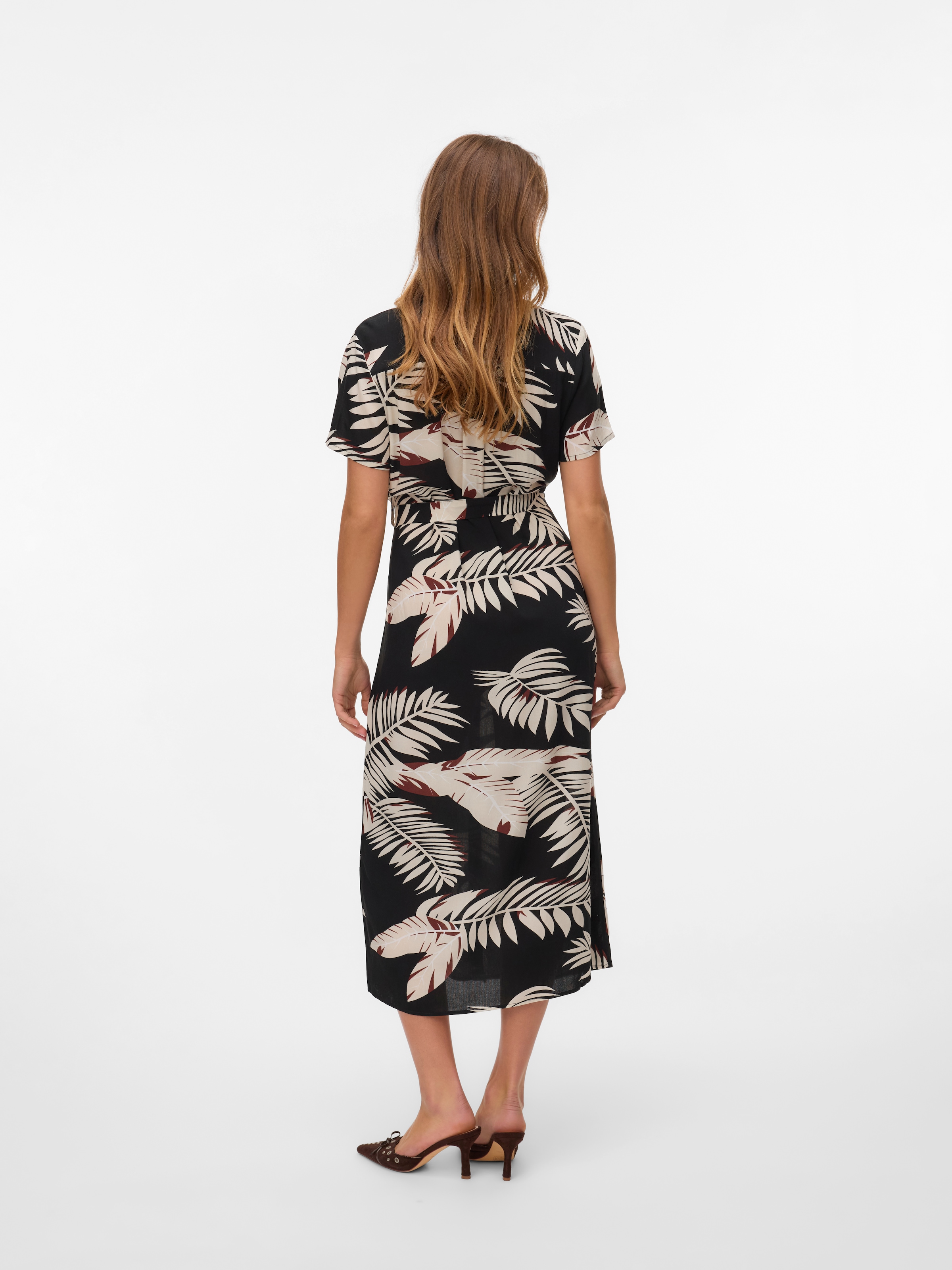Vero Moda Hemdblusenkleid »VMEASY JOY S/S LONG SHIRT DRESS WVN GA«, Sommerkleid