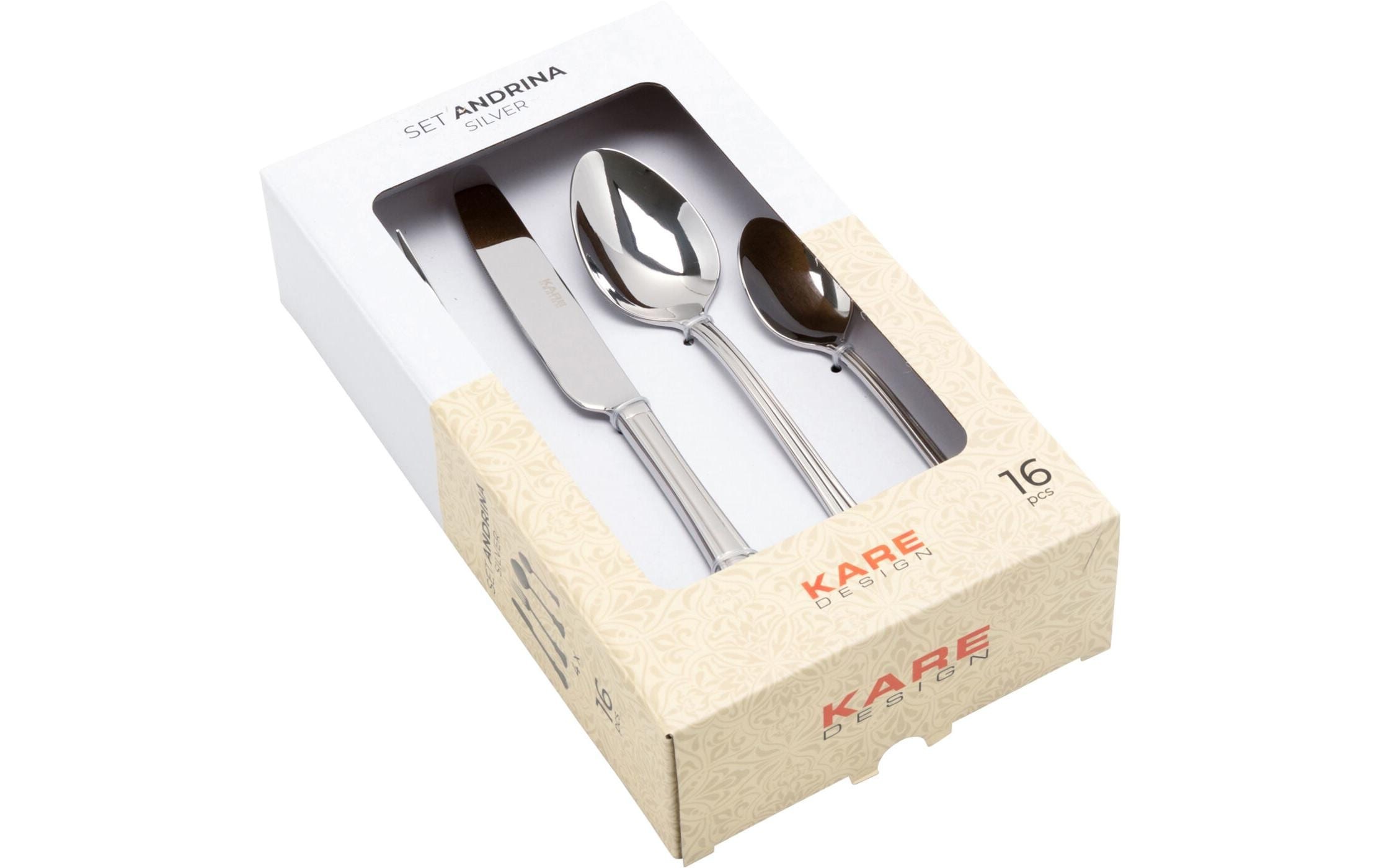 Kare Design Besteck-Set "Andrina, 16-teilig"