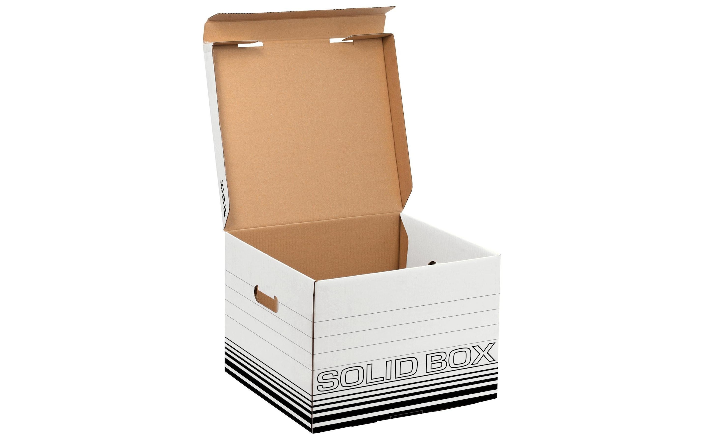 LEITZ Aufbewahrungsbox »Solid Box M K«, (10 St.)