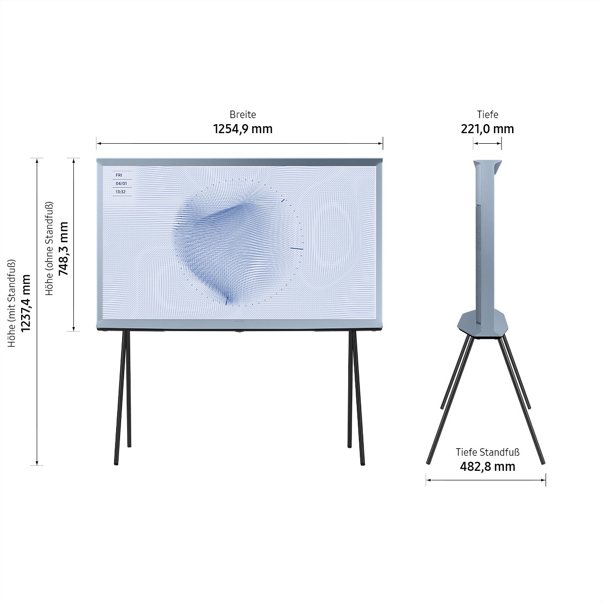 Samsung LED-Fernseher »QE55LS01BBUXXN«