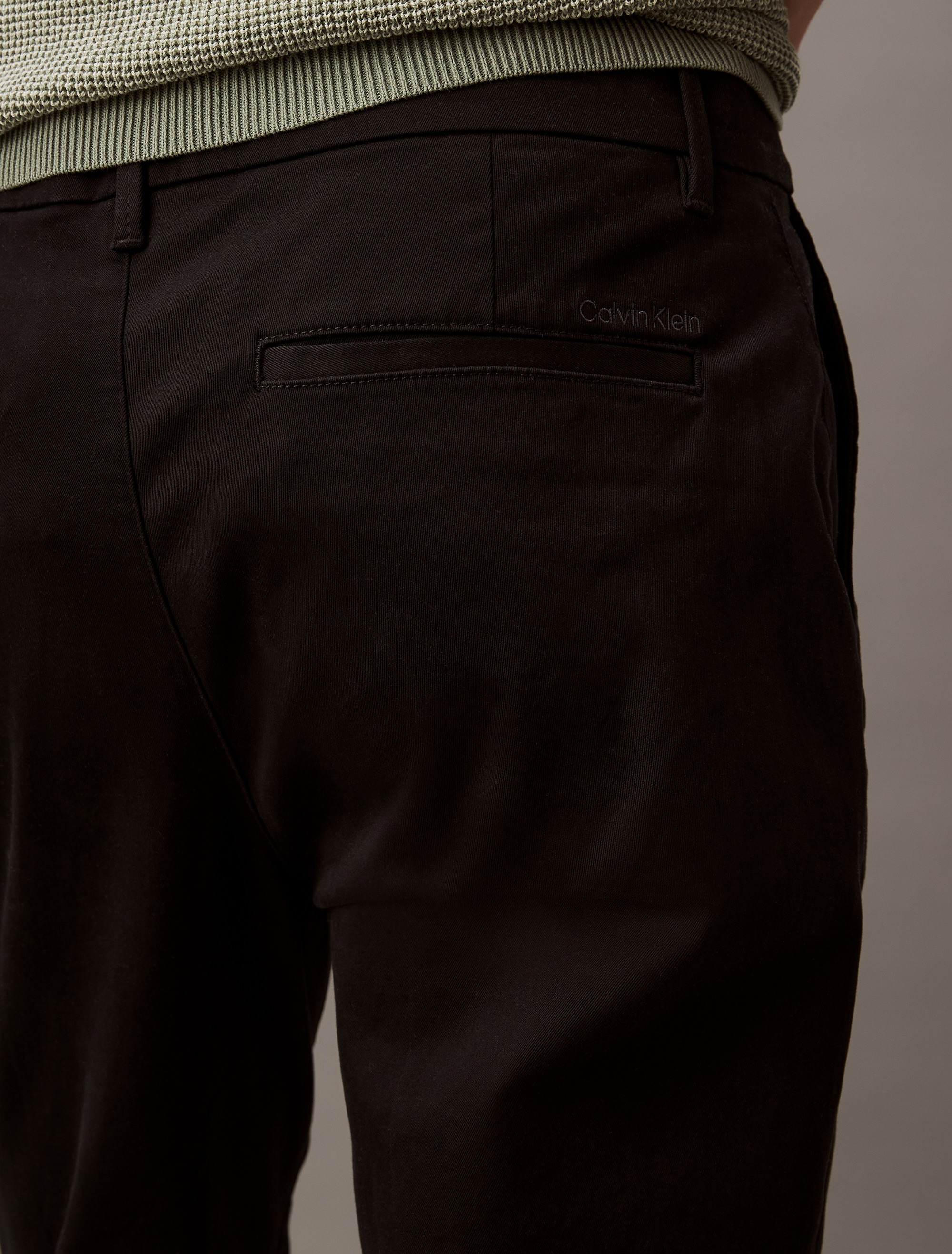 Calvin Klein Chinohose »SLM CTTN STRTCH CHN« Mit Gürtelschlaufen