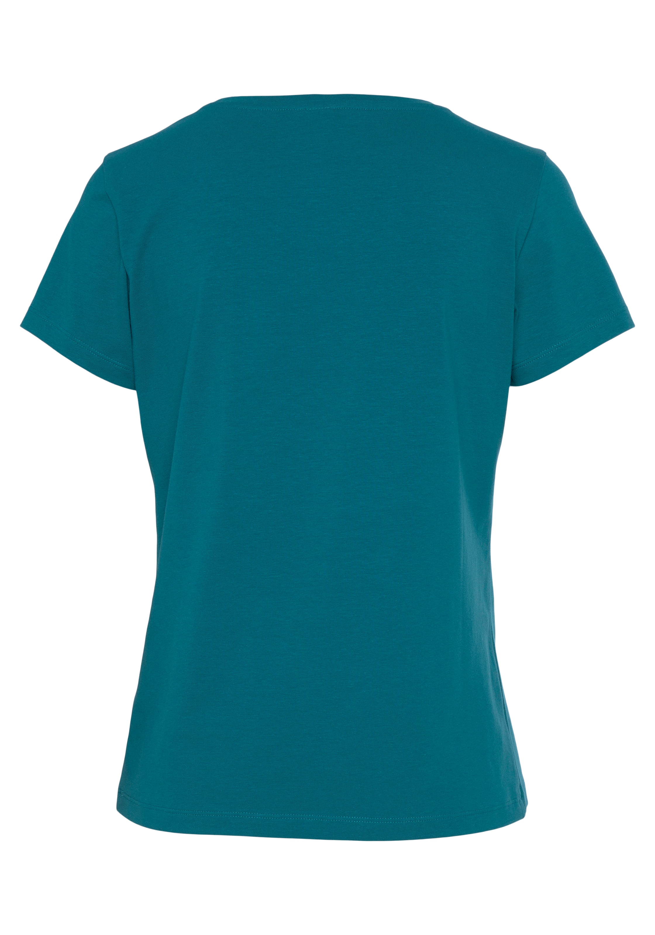 Vivance Kurzarmshirt, T-Shirt mit schönem Frontprint, Loungewear