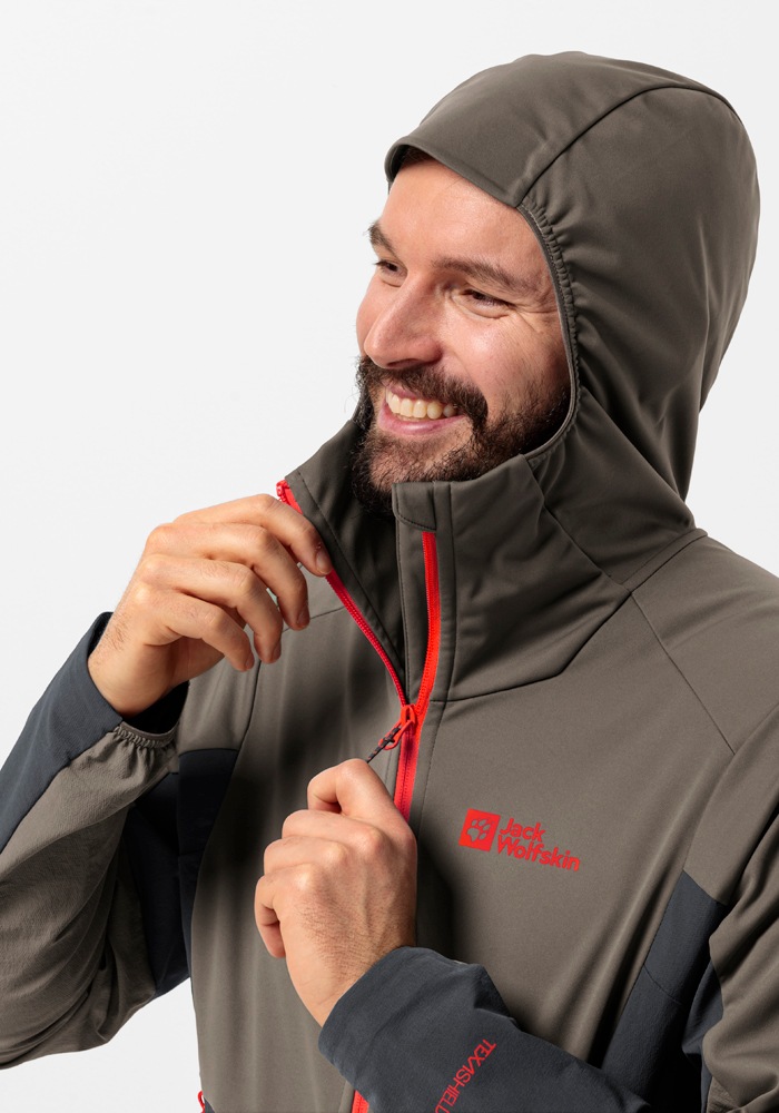 Jack Wolfskin Outdoorjacke »BRISSTAL HOODY M«, mit Kapuze