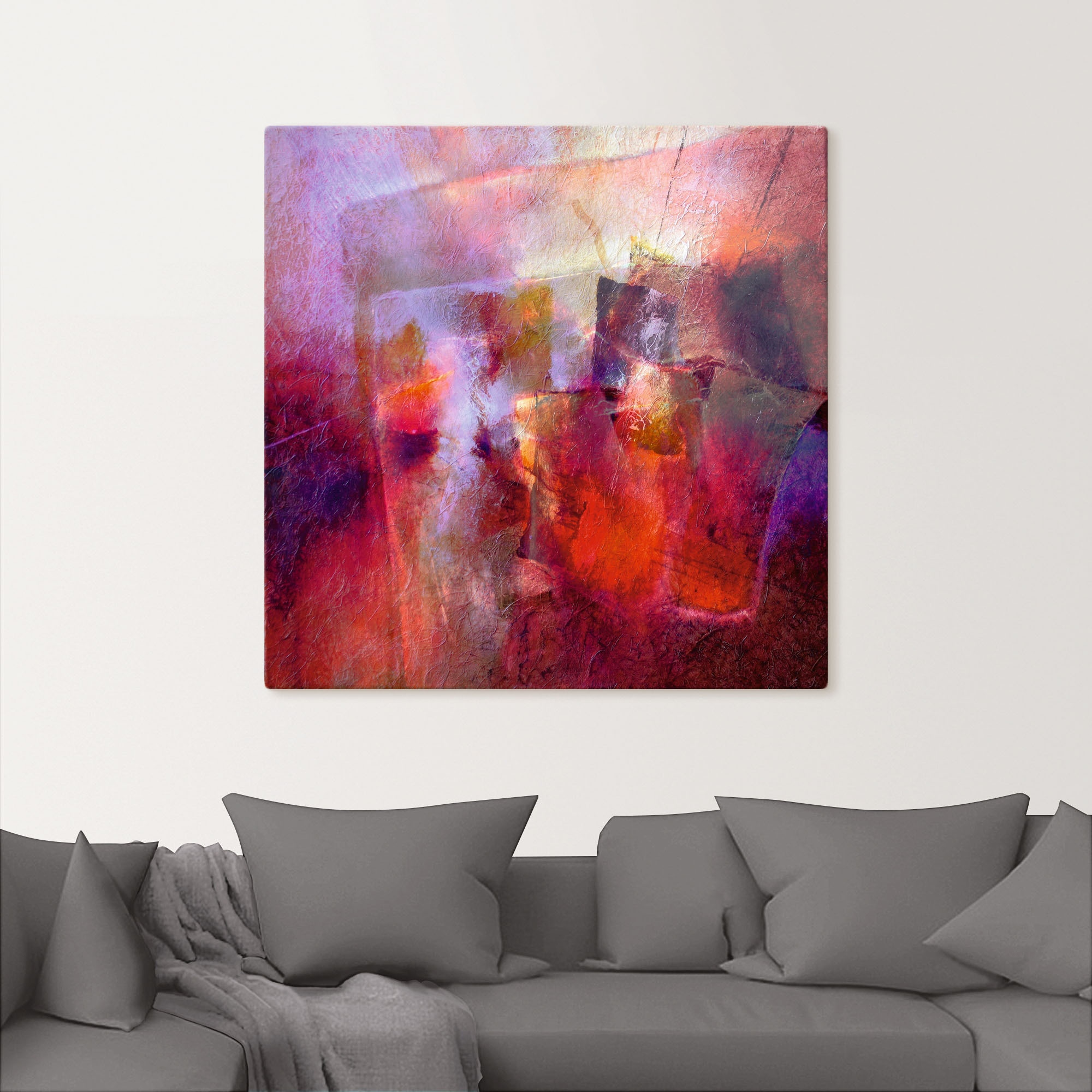 Artland Wandbild »Sommer Abstrakt«, Gegenstandslos, (1 St.), als Leinwandbild, Poster in verschied. Grössen
