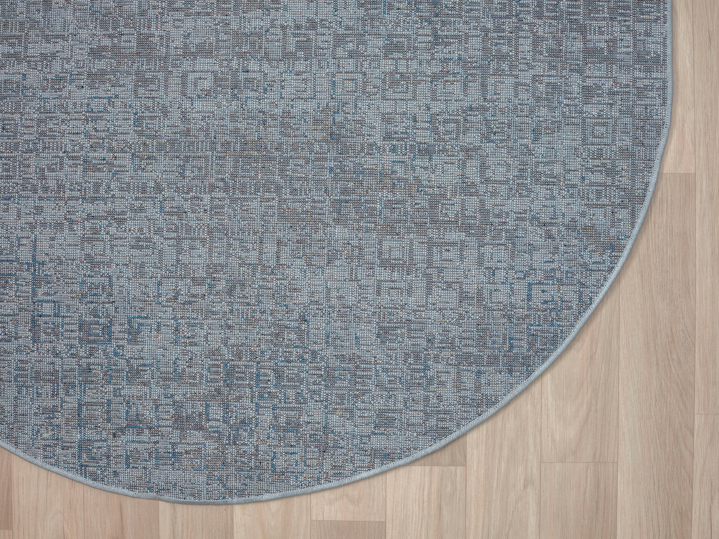 Myflair Möbel & Accessoires Teppich »My Look 2«, rund, 8 mm Höhe, Kurzflor, Ethno-Design, besonders weich durch Microfaser