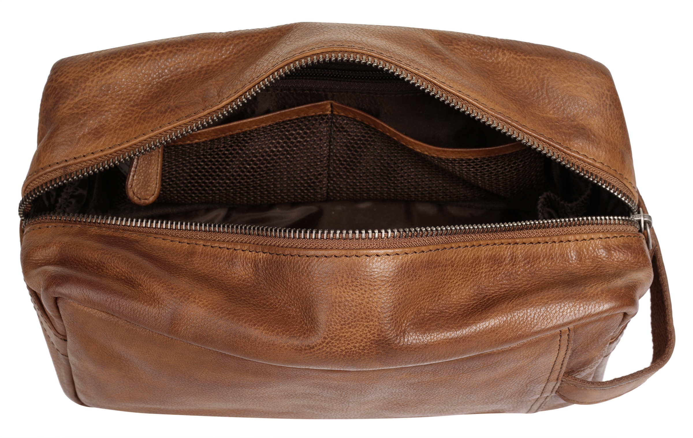 Spikes & Sparrow Kulturbeutel »TOILETRY BAG«, echt Leder