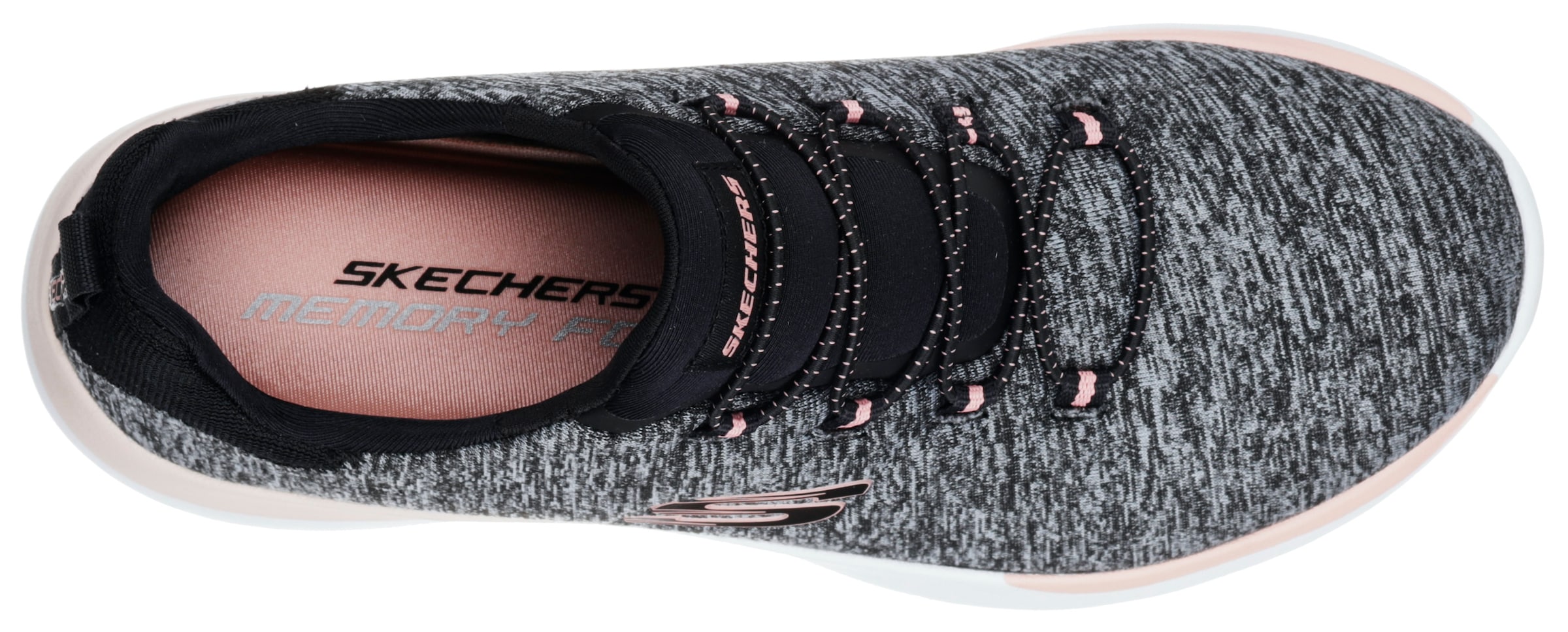 Skechers Slip-On Sneaker »DYNAMIGHT-BREAK-THROUGH«, Trainingsschuh, Freizeitschuh mit praktischem Gummizug