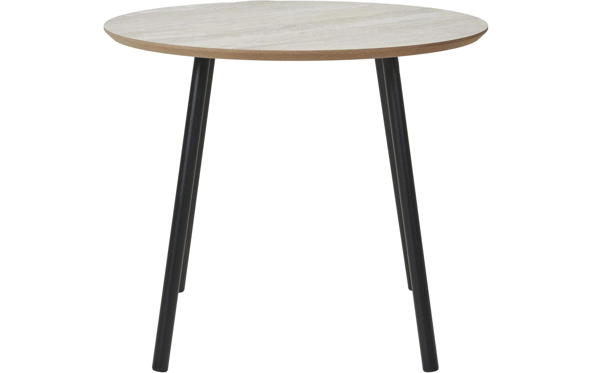 House Nordic Beistelltisch »Aalst 55 x 45 cm Braun/Schwarz«