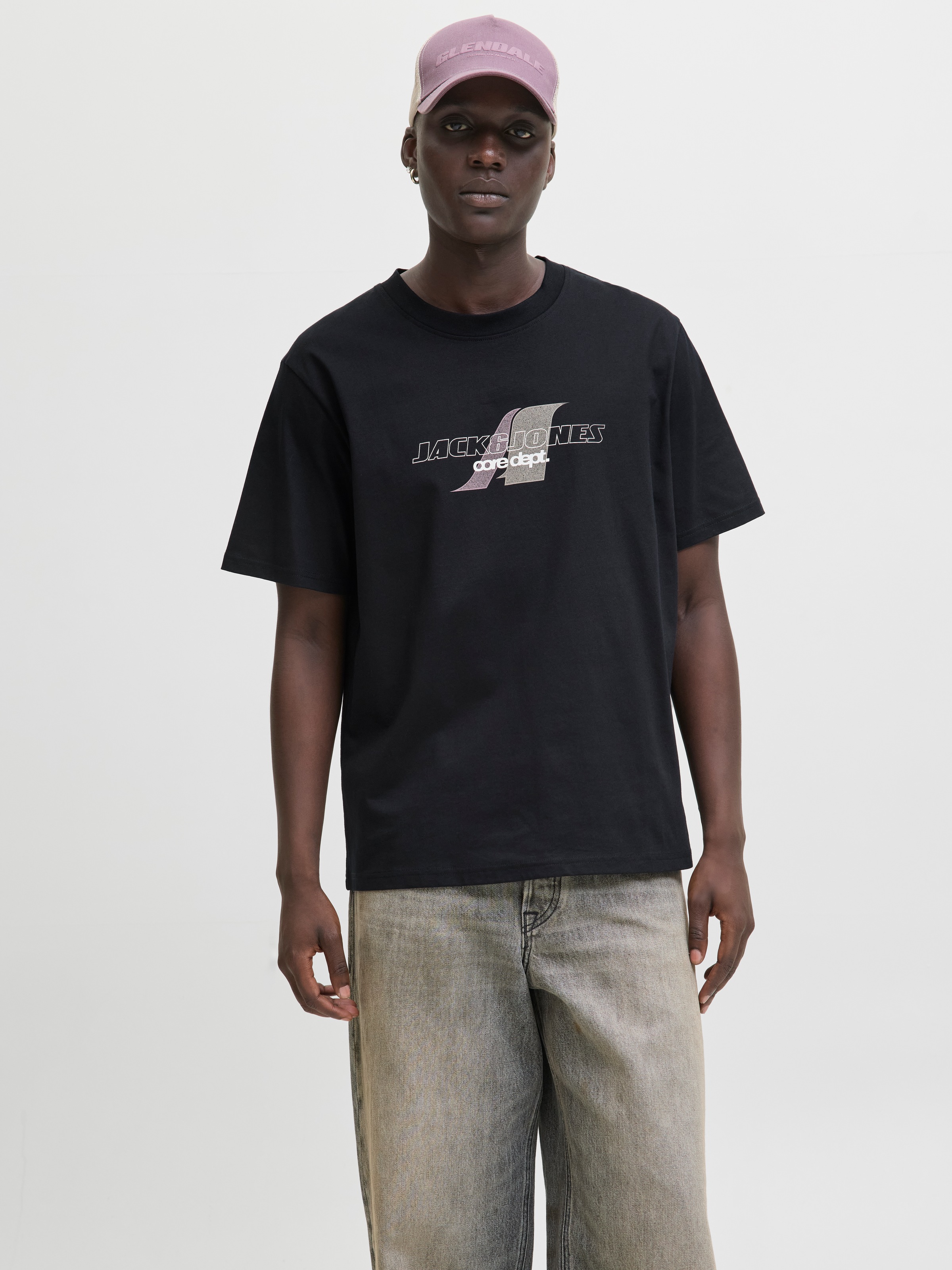 Jack & Jones T-Shirt »JCOTIER FRONT PRINT TEE SS CREW NECK«