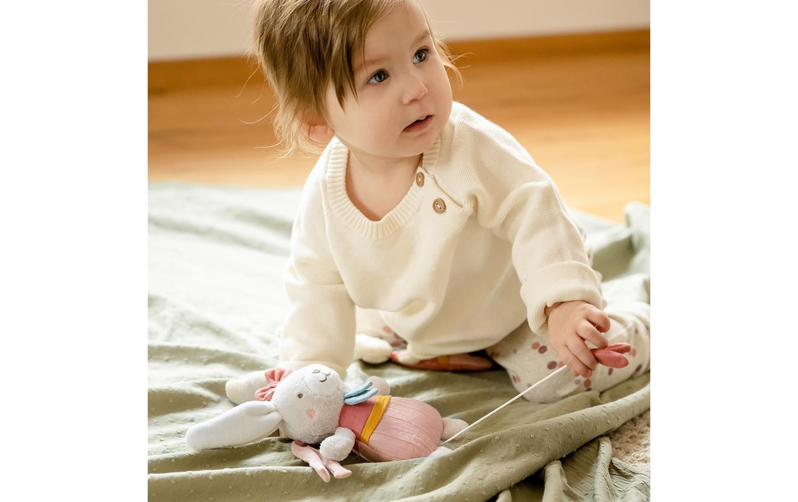 Fehn Spieluhr »Mini Natur Hase«