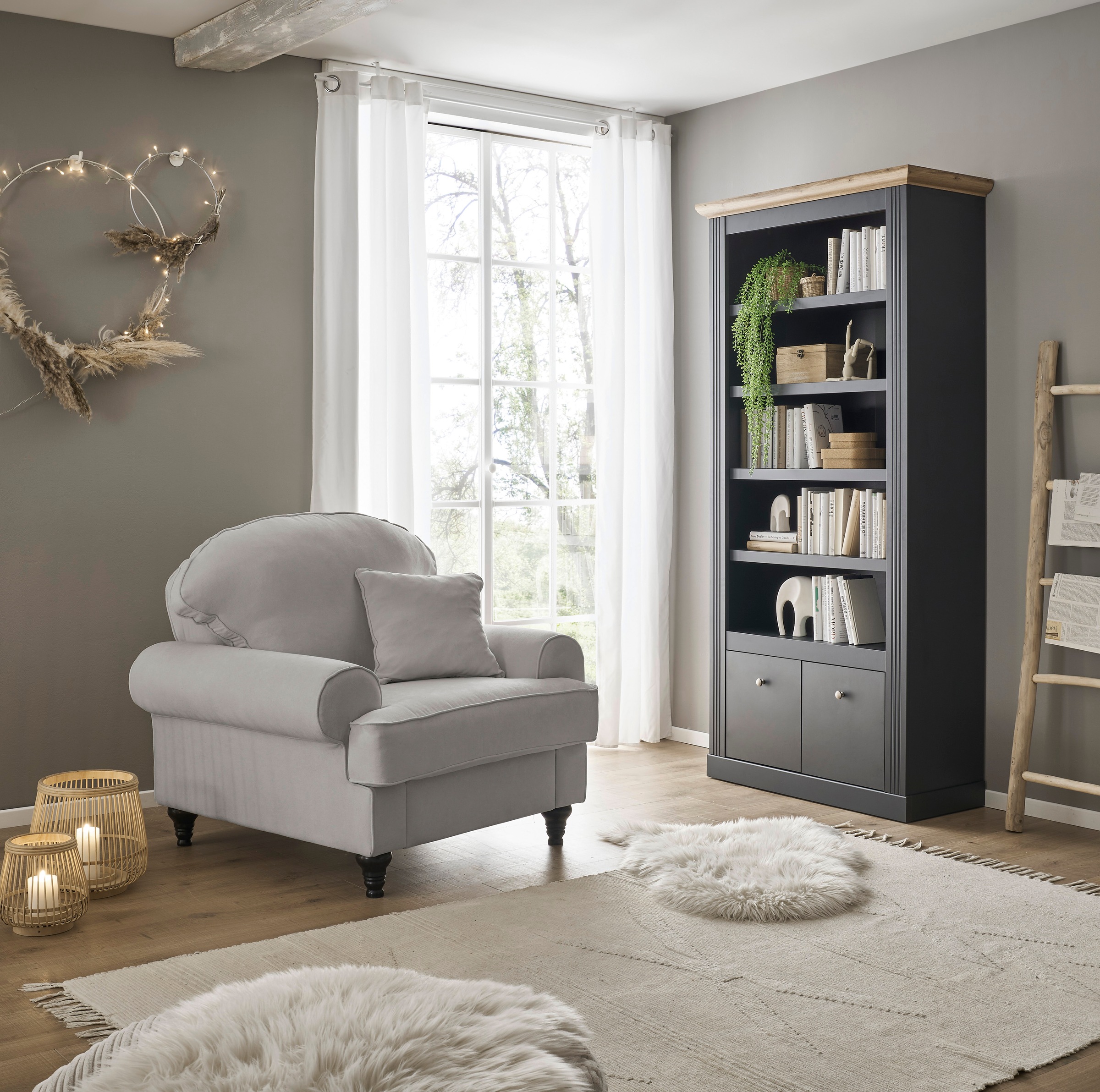 Home affaire Sessel »WESTMINSTER«, mit Federkern-Polsterung