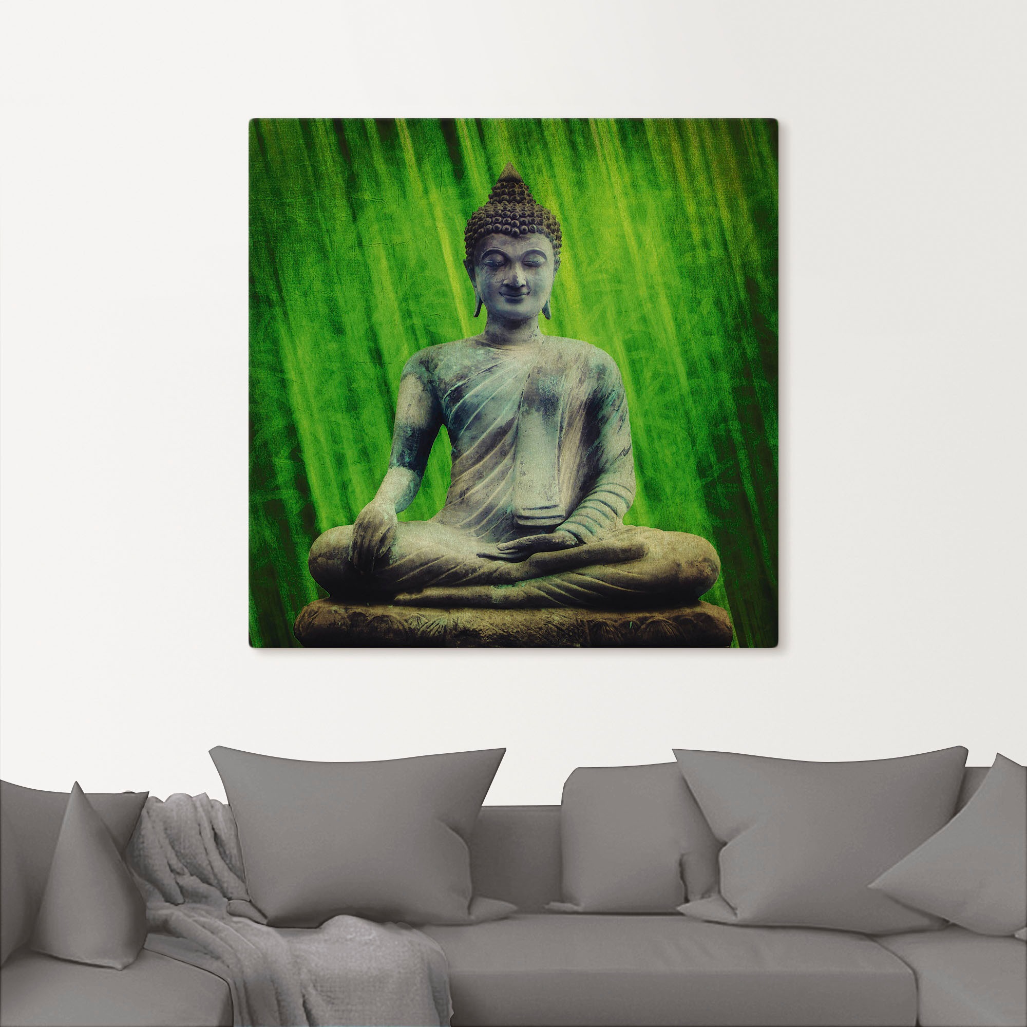 Artland Wandbild »Buddha«, Religion, (1 St.), als Leinwandbild, Wandaufkleber oder Poster in versch. Grössen