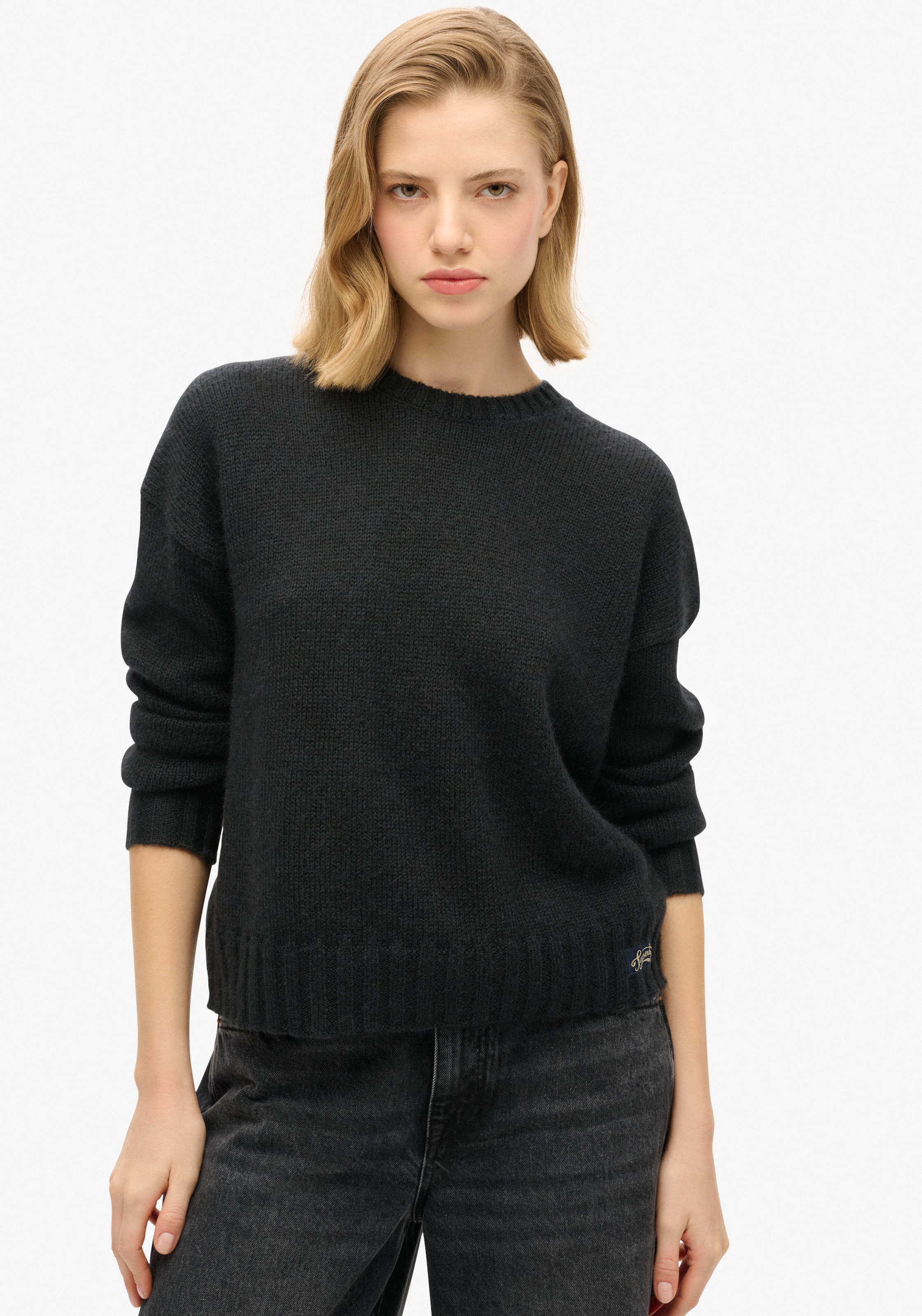 Superdry Strickpullover »ESSENTIAL CREW NECK JUMPER«