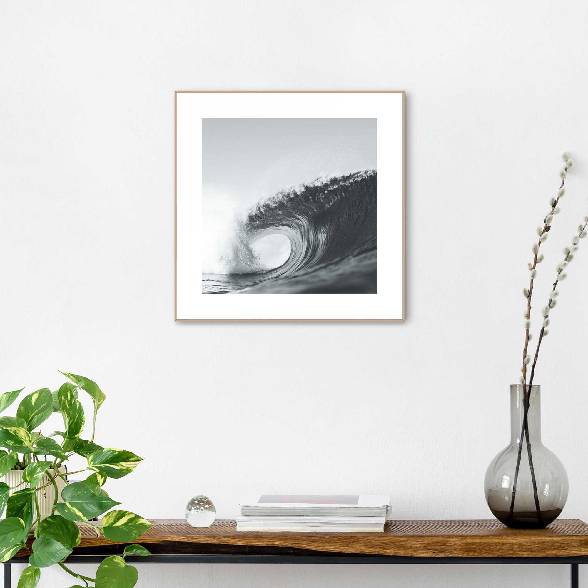 Reinders! Wave« Frame Shop Wandbild 50x50 Jelmoli-Online im ❤ »Slim bestellen Wood