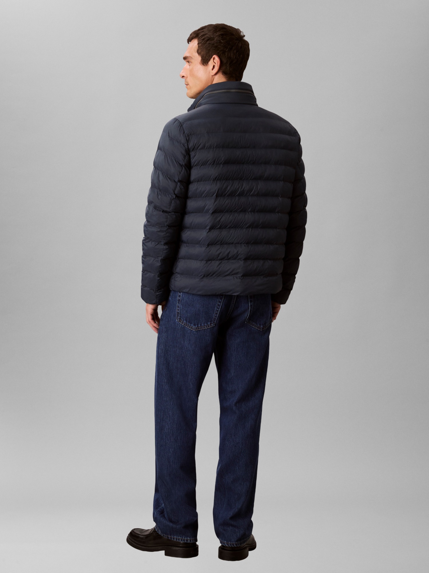 Calvin Klein Jeans Steppjacke »LS NYLN MD WT HDD F«, mit Kapuze, mit Kapuze im Kragen
